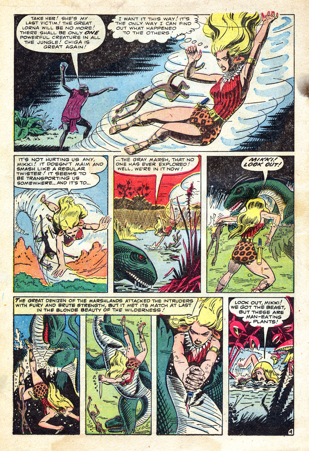 Read online Lorna, The Jungle Girl comic -  Issue #11 - 14