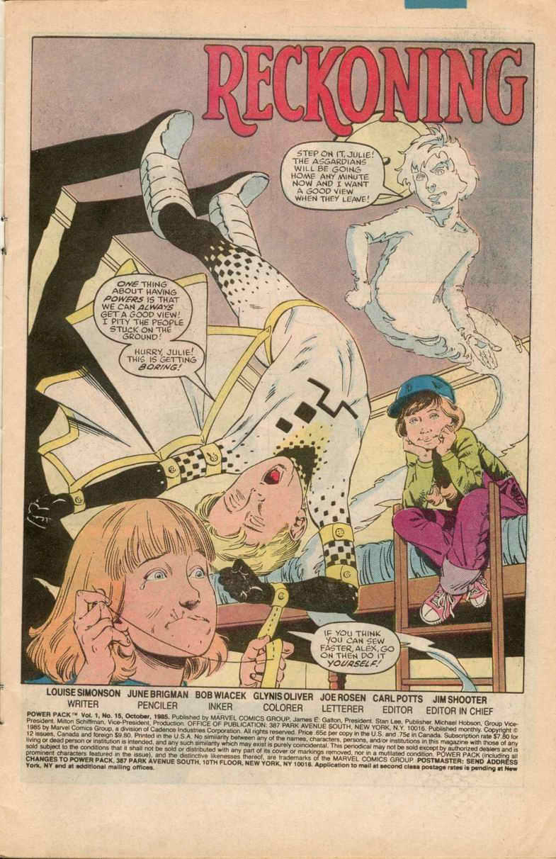 Read online Power Pack (1984) comic -  Issue #15 - 2