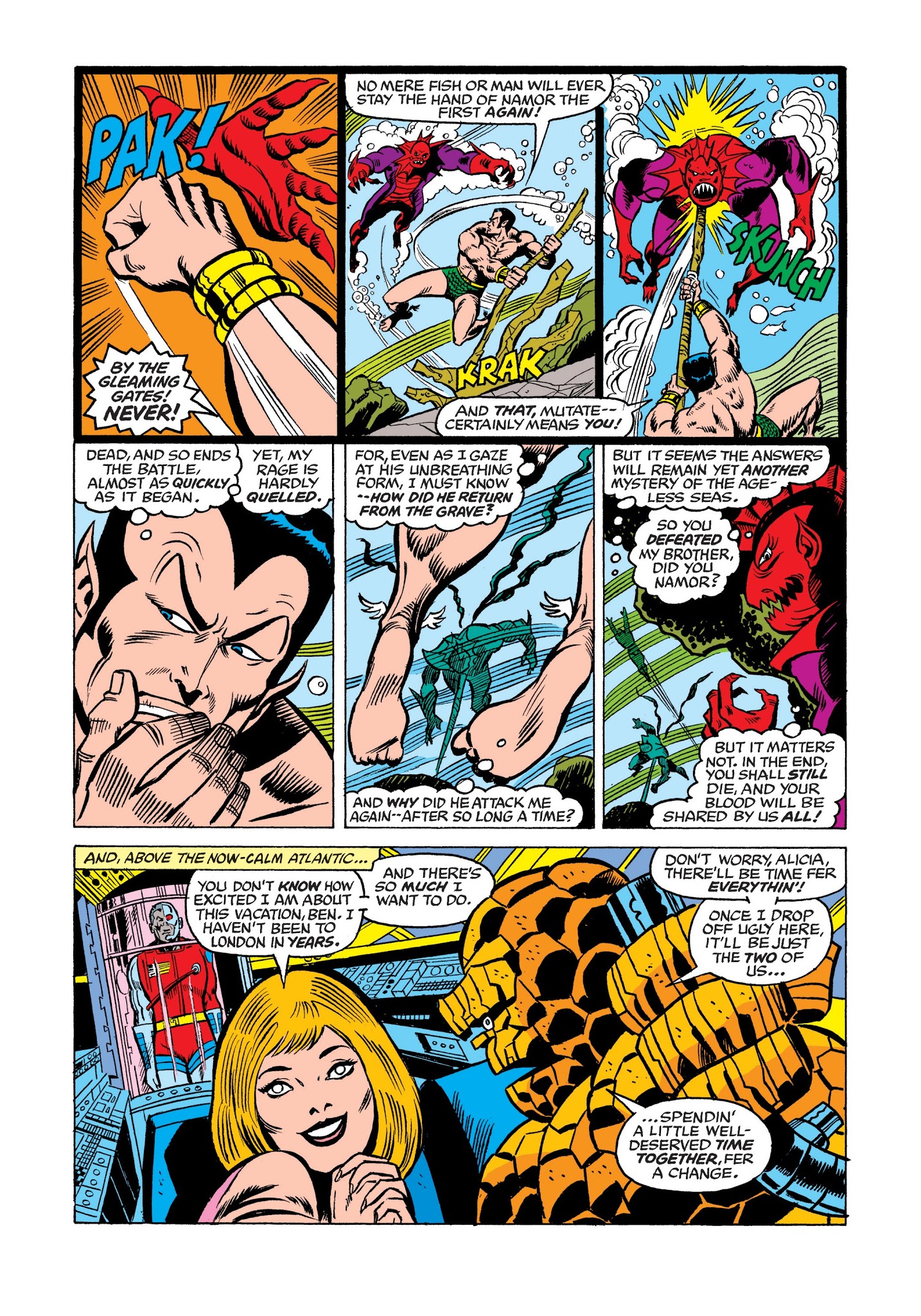 Read online Marvel Masterworks: Marvel Two-In-One comic -  Issue # TPB 3 - 140