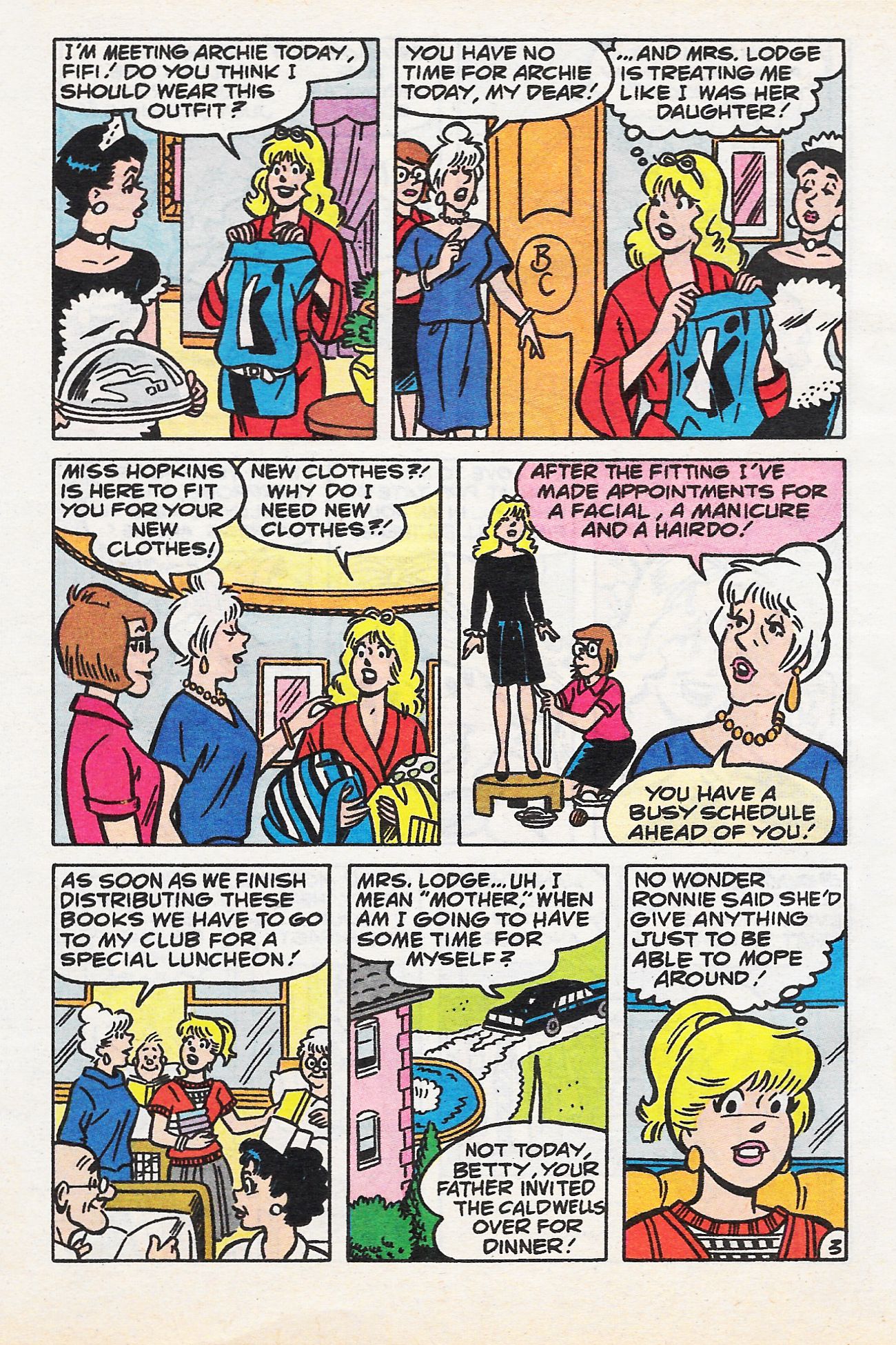 Read online Betty and Veronica Digest Magazine comic -  Issue #58 - 70