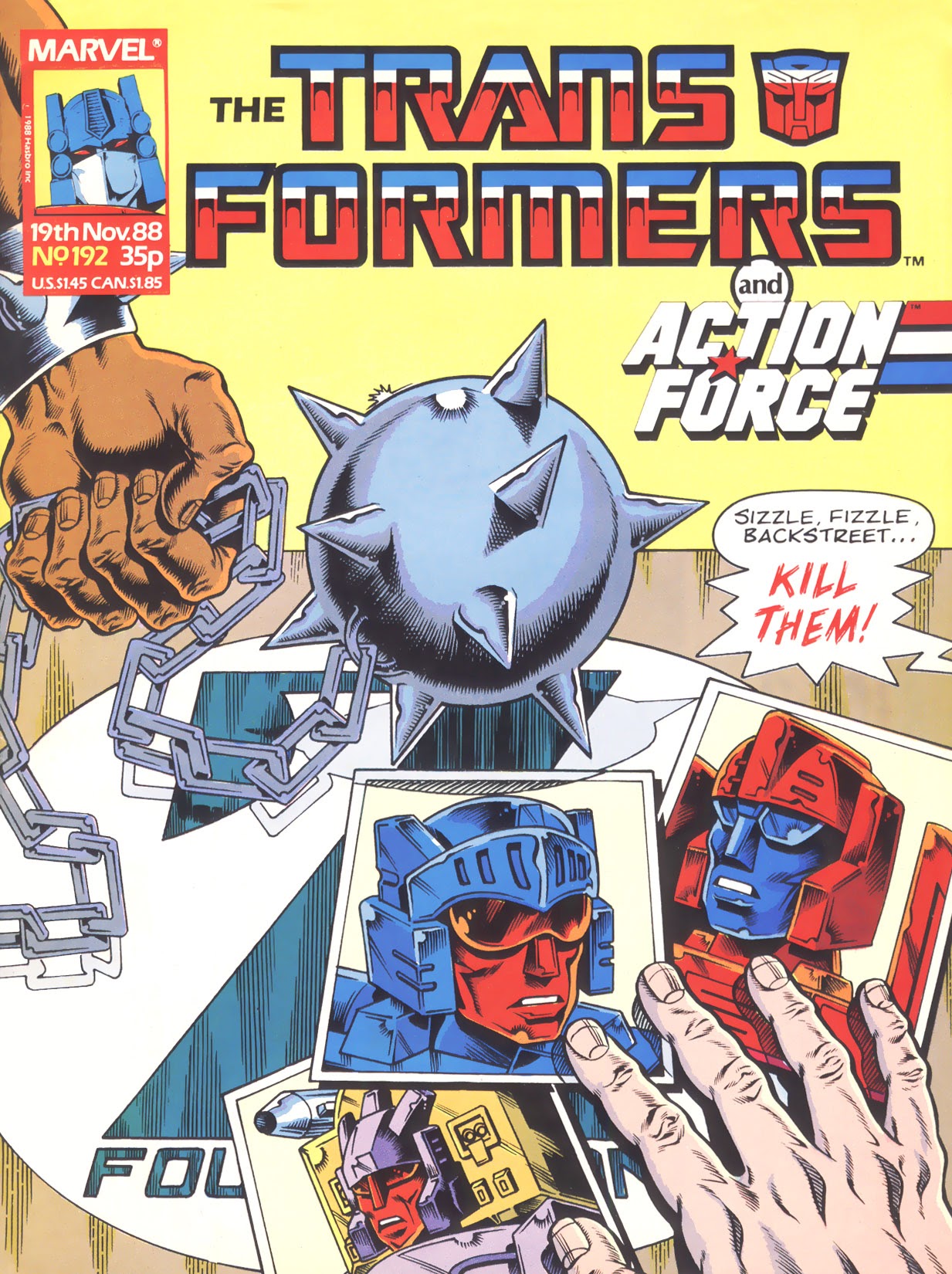 Read online The Transformers (UK) comic -  Issue #192 - 1