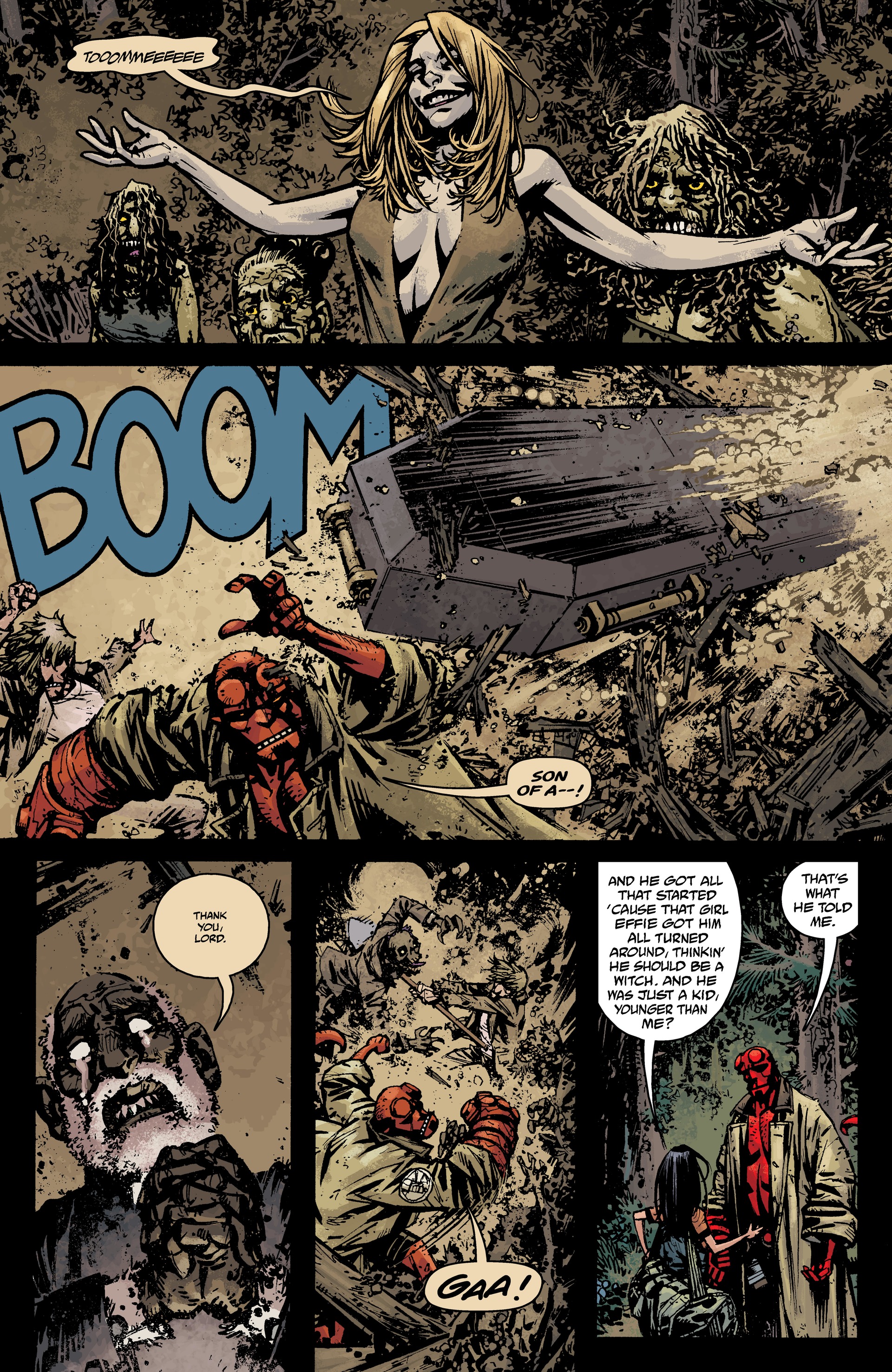Read online Hellboy and the B.P.R.D.: The Return of Effie Kolb and Others comic -  Issue # TPB (Part 1) - 19