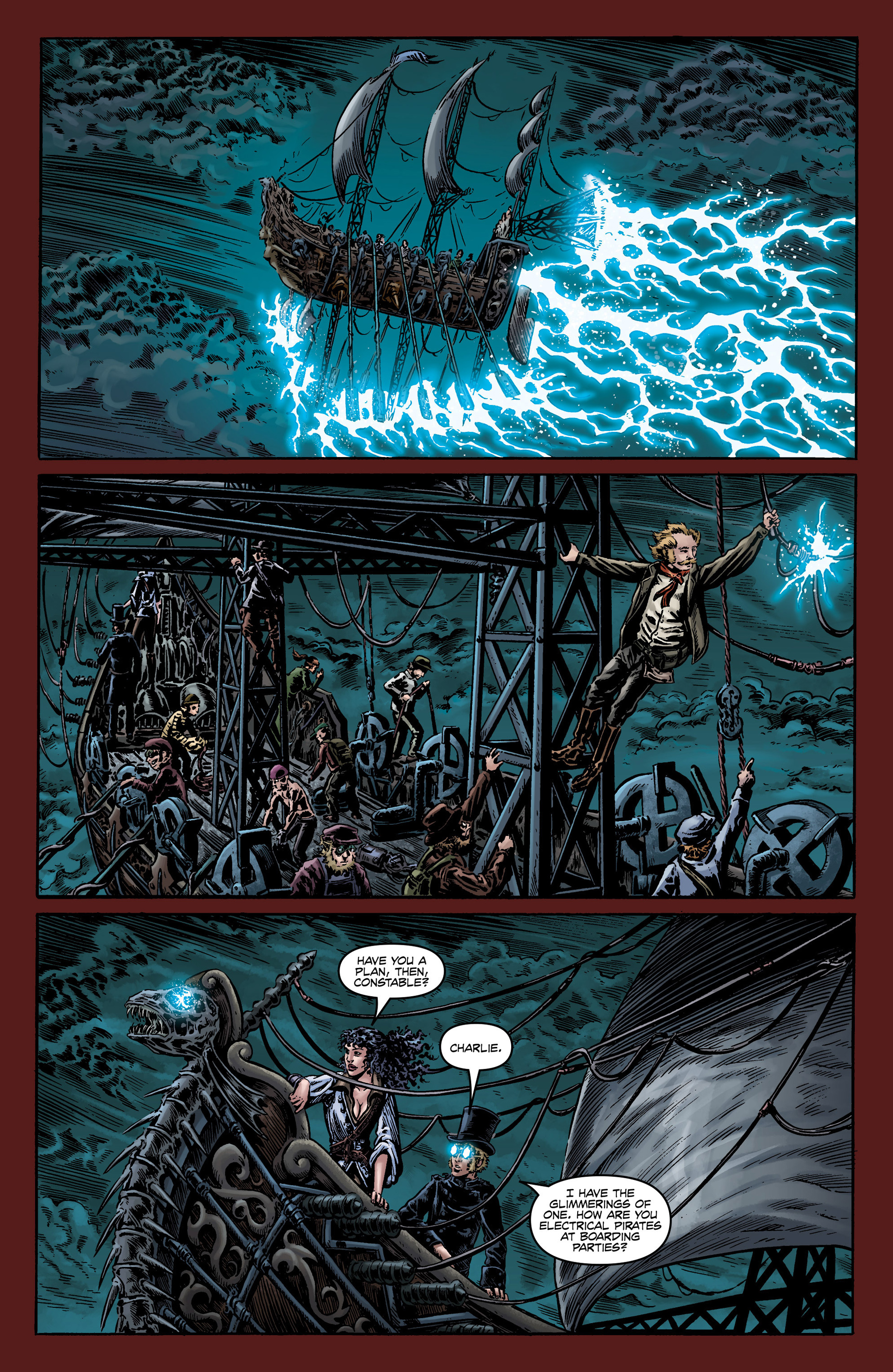 Read online Captain Swing and the Electrical Pirates of Cindery Island comic -  Issue #4 - 3
