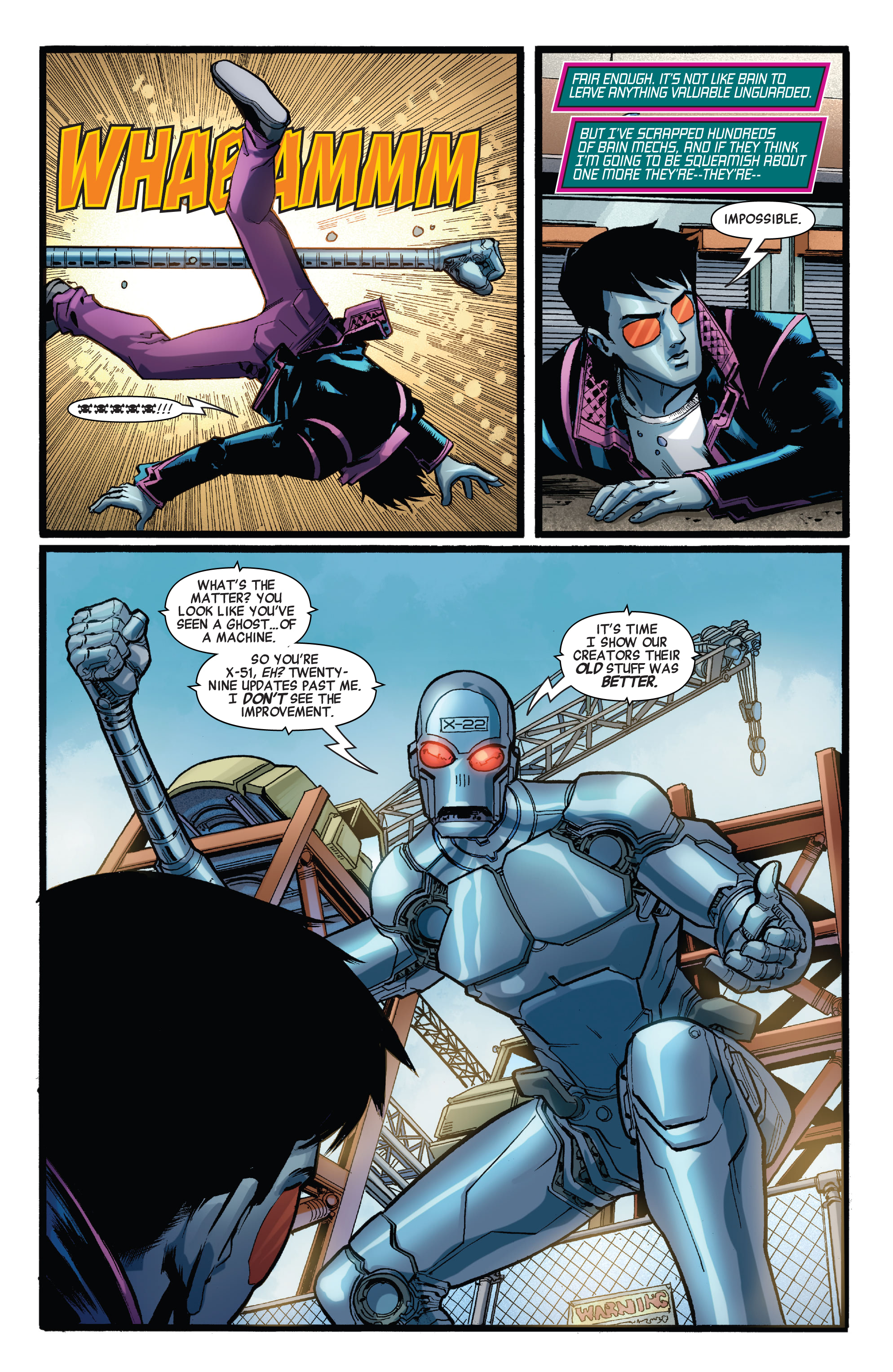 Read online 2020 Machine Man comic -  Issue #1 - 7
