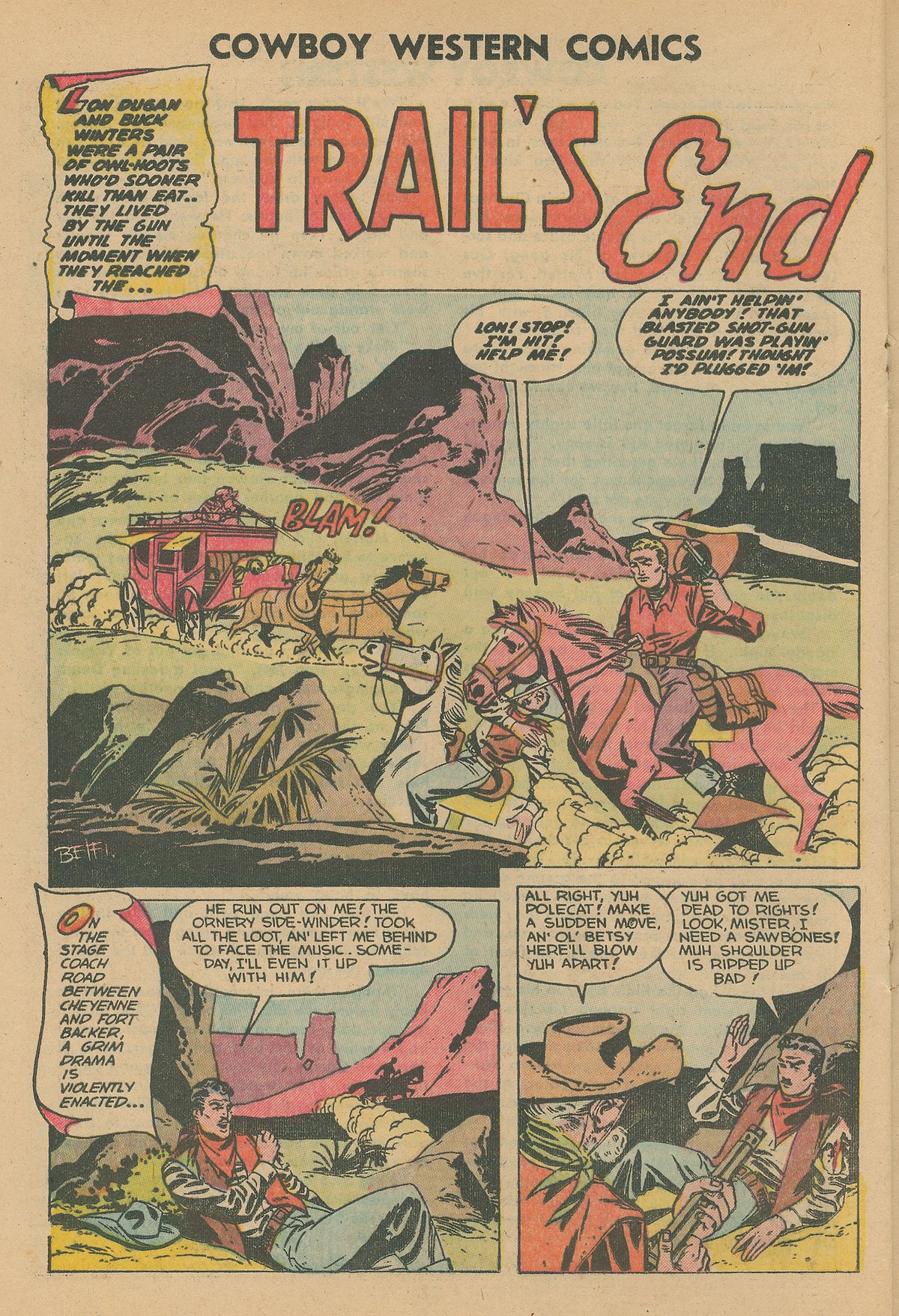 Read online Cowboy Western Heroes comic -  Issue #47 - 20