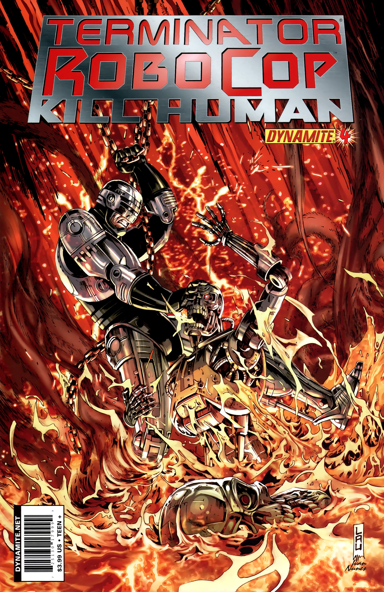 Read online Terminator/Robocop: Kill Human comic -  Issue #4 - 1