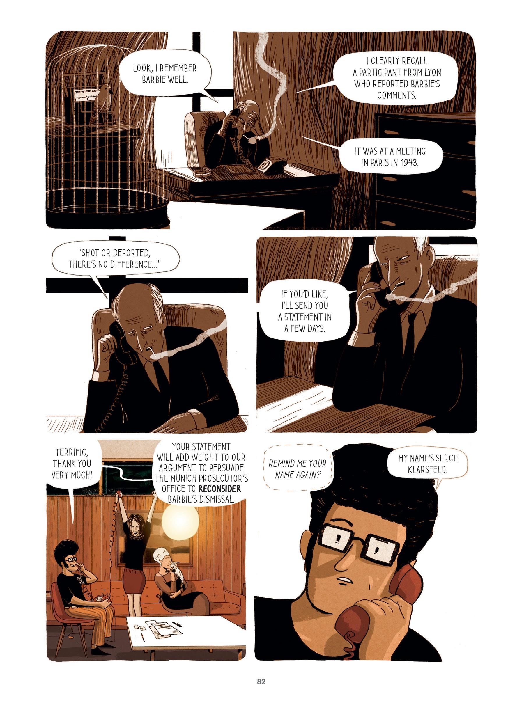 Read online For Justice: The Serge & Beate Klarsfeld Story comic -  Issue # TPB (Part 1) - 82