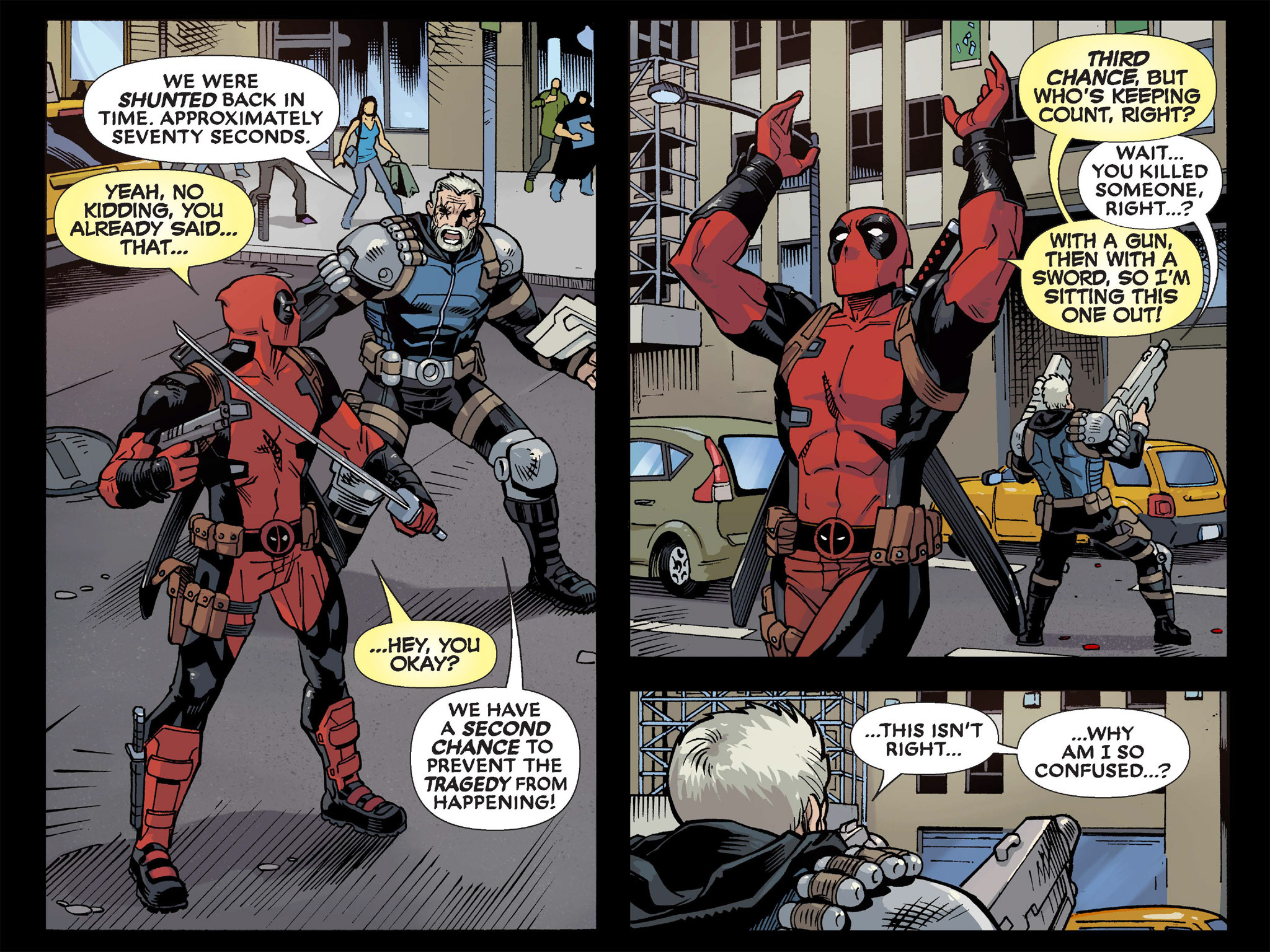 Read online Deadpool & Cable: Split Second Infinite Comic comic -  Issue #3 - 27