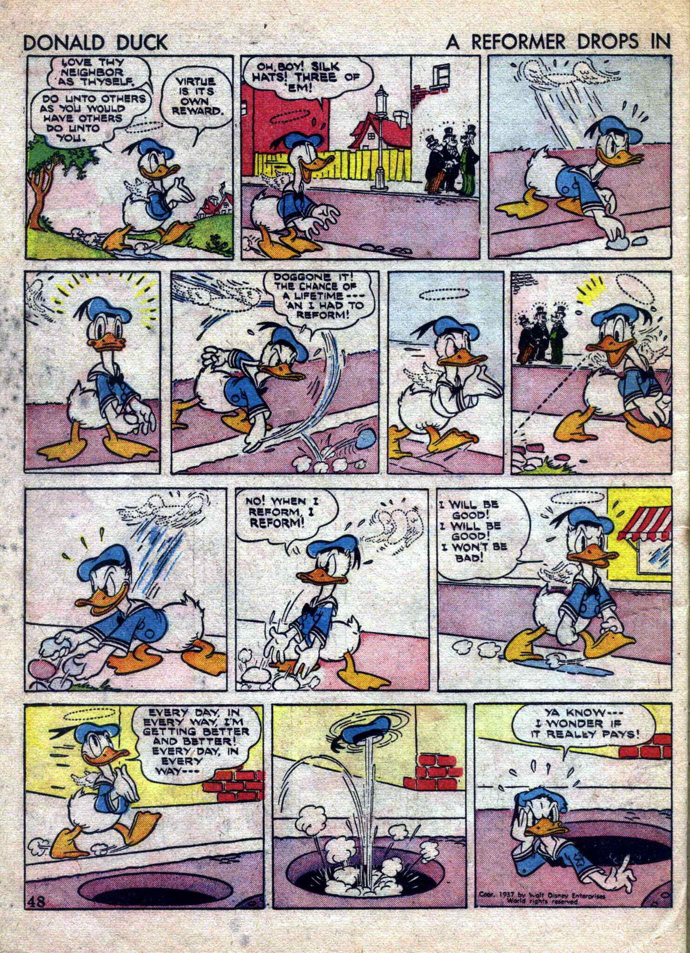 Read online Walt Disney's Comics and Stories comic -  Issue #5 - 50