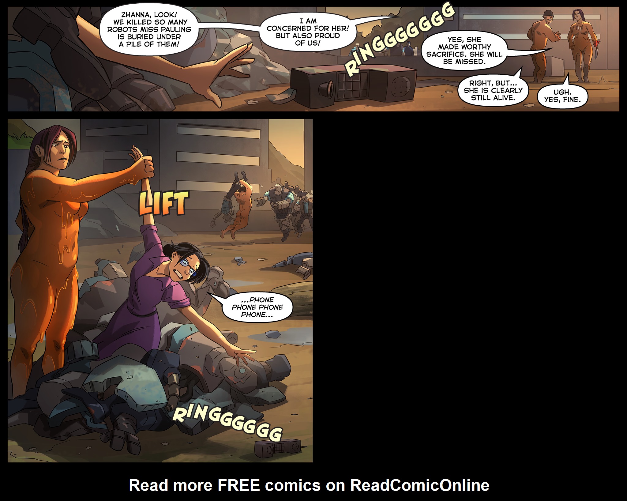 Read online Team Fortress 2 comic -  Issue #6 - 191