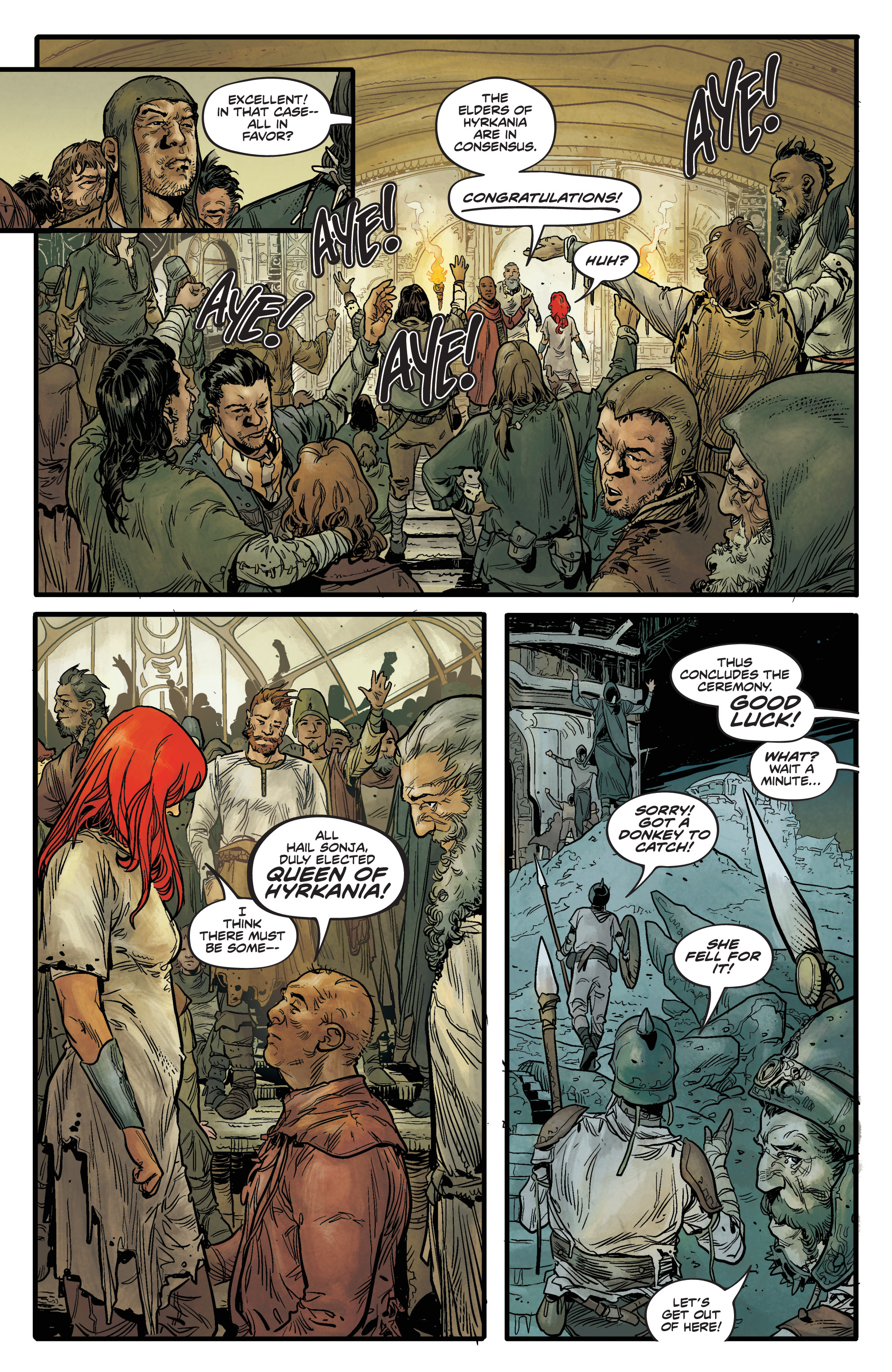 Read online Red Sonja (2019) comic -  Issue #1 - 23