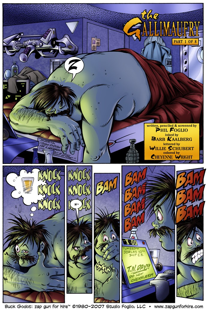 Read online Buck Godot - Zap Gun For Hire comic -  Issue #1 - 4