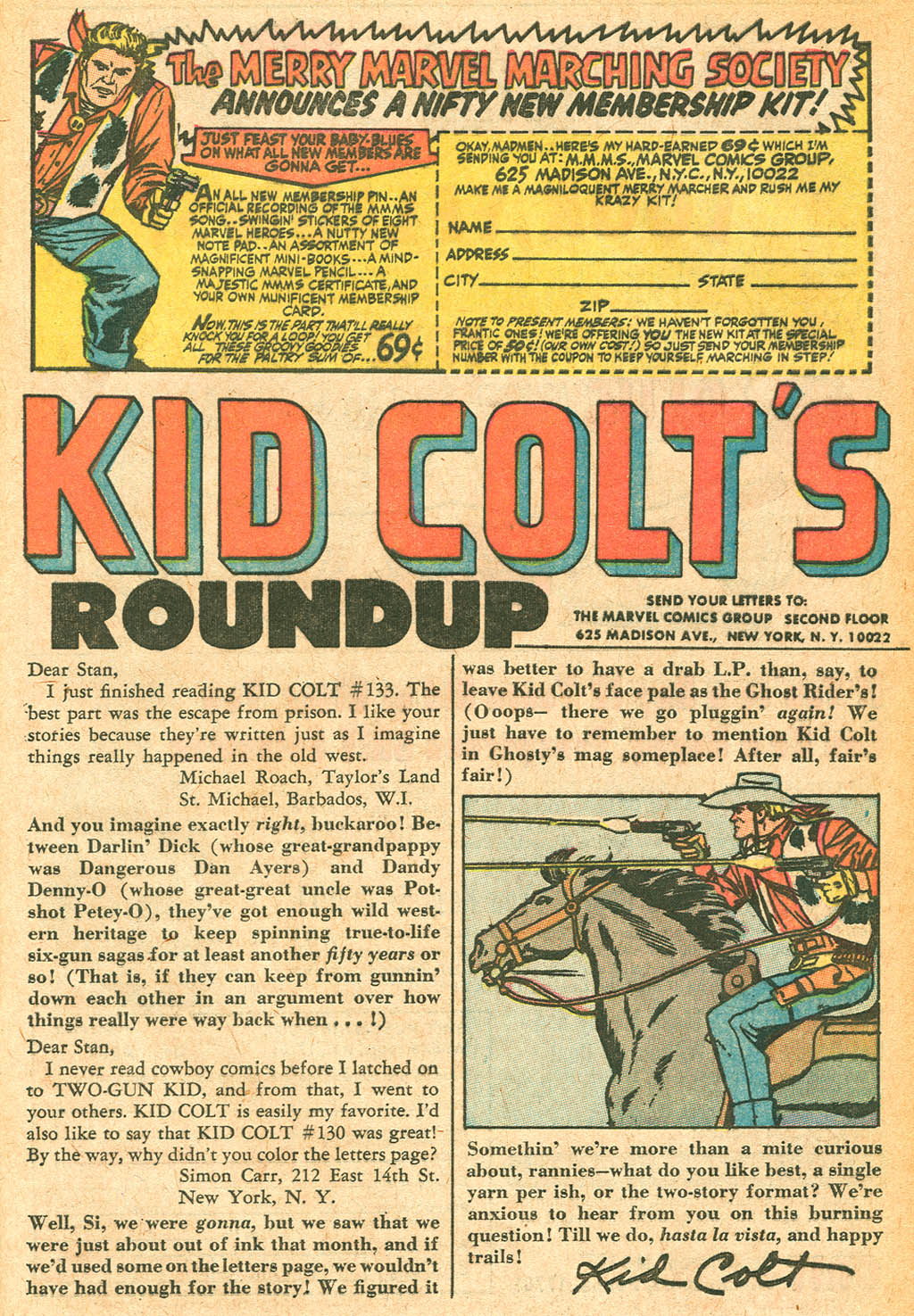 Read online Kid Colt Outlaw comic -  Issue #137 - 32