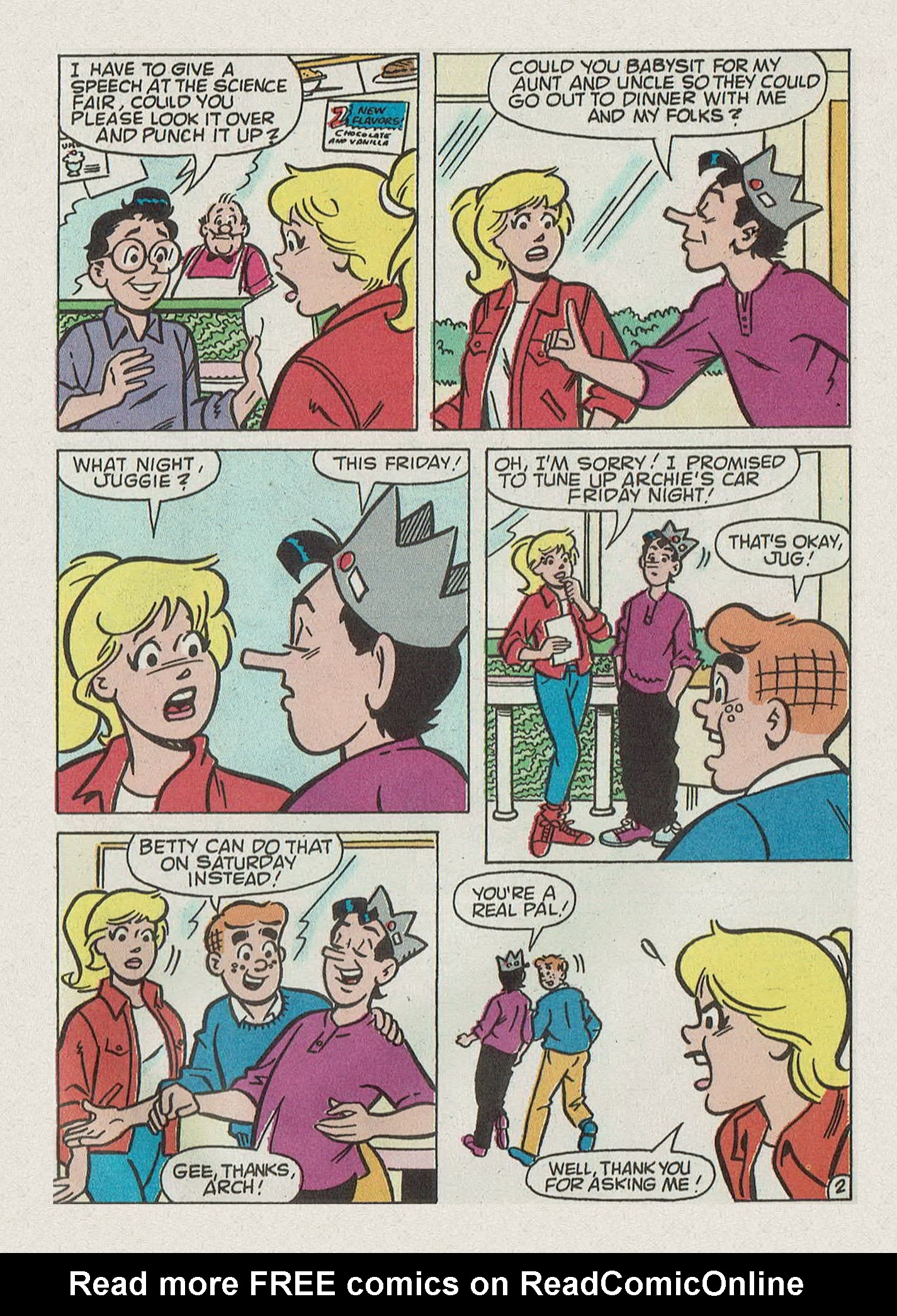 Read online Archie's Pals 'n' Gals Double Digest Magazine comic -  Issue #71 - 126