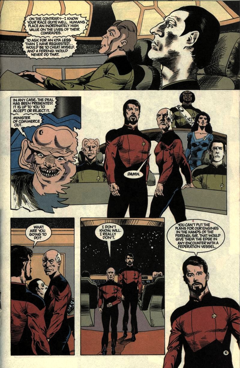 Read online Star Trek: The Next Generation (1989) comic -  Issue #9 - 16