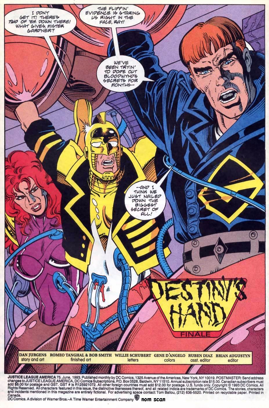 Read online Justice League America comic -  Issue #75 - 2