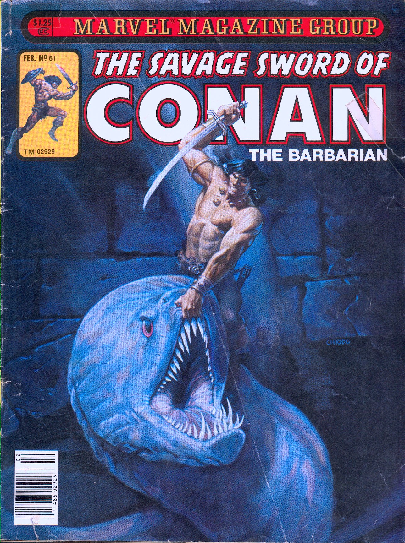 Read online The Savage Sword Of Conan comic -  Issue #61 - 1