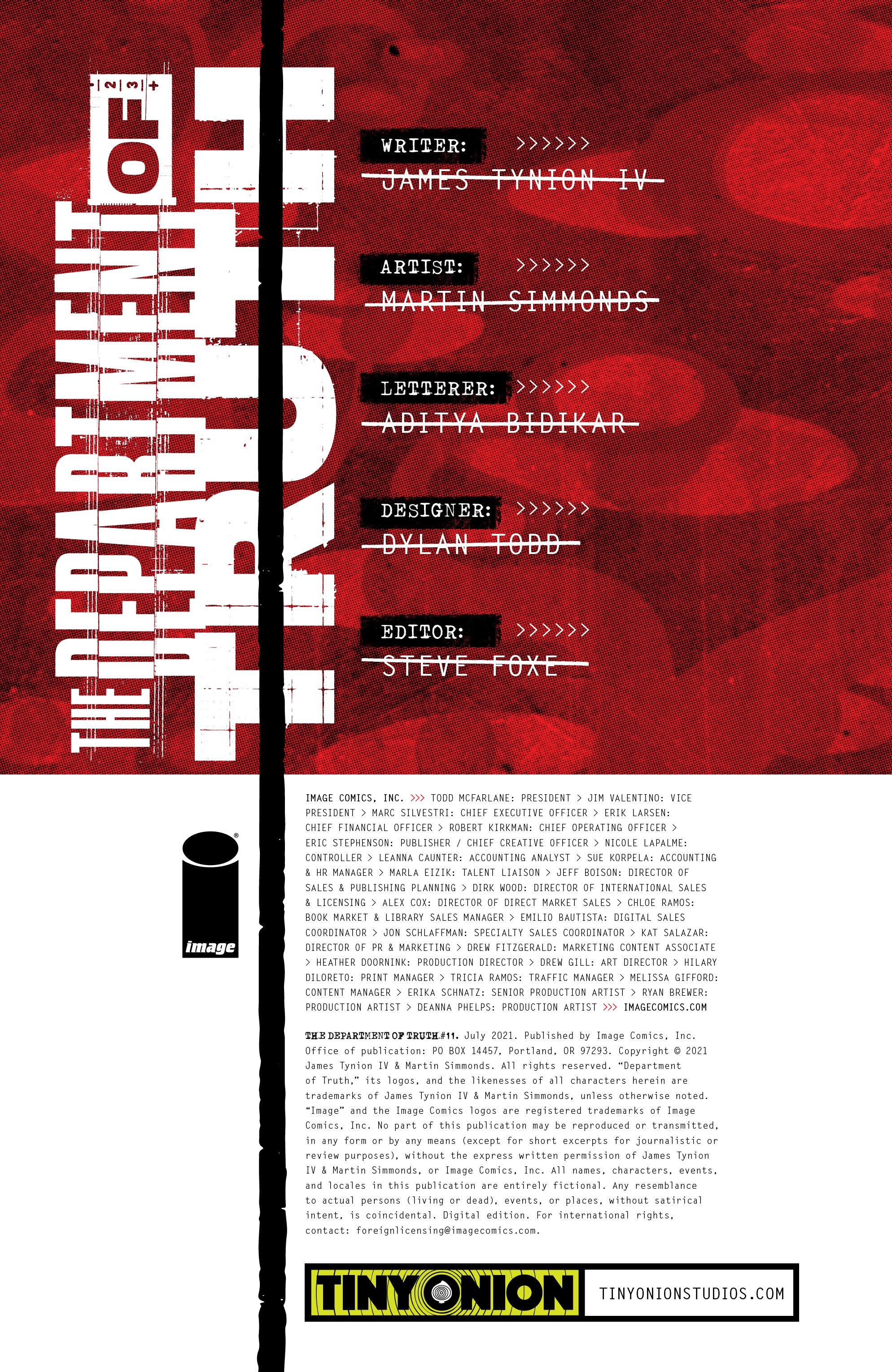 Read online The Department of Truth comic -  Issue #11 - 2