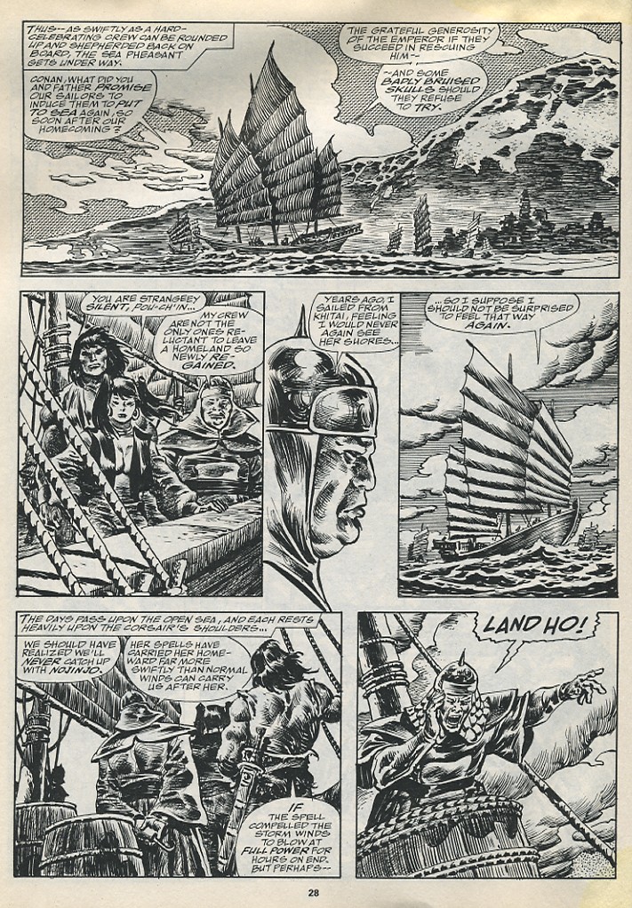 Read online The Savage Sword Of Conan comic -  Issue #194 - 30