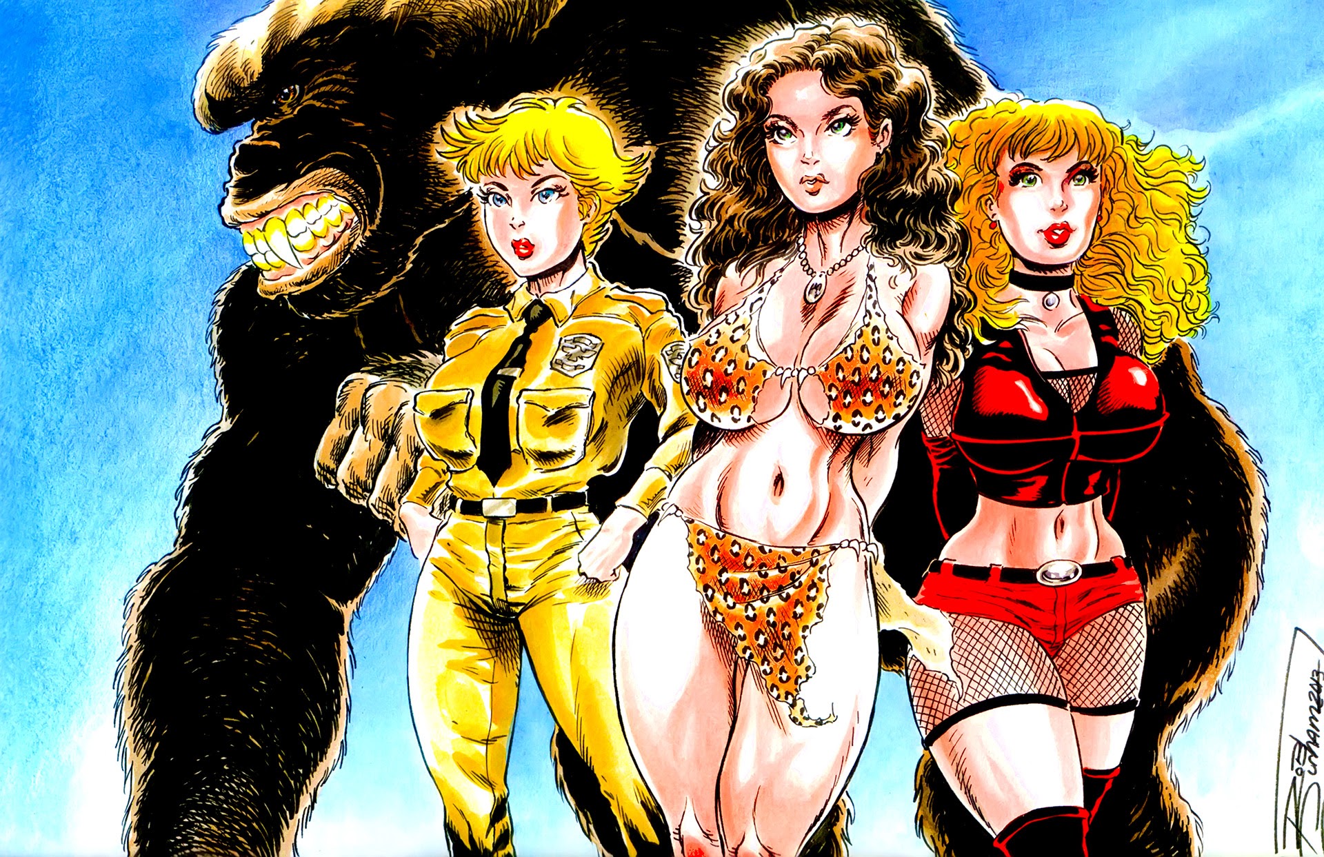 Read online Cavewoman Uncovered Pinup Book Budd Root Special Edition comic -  Issue # Full - 8