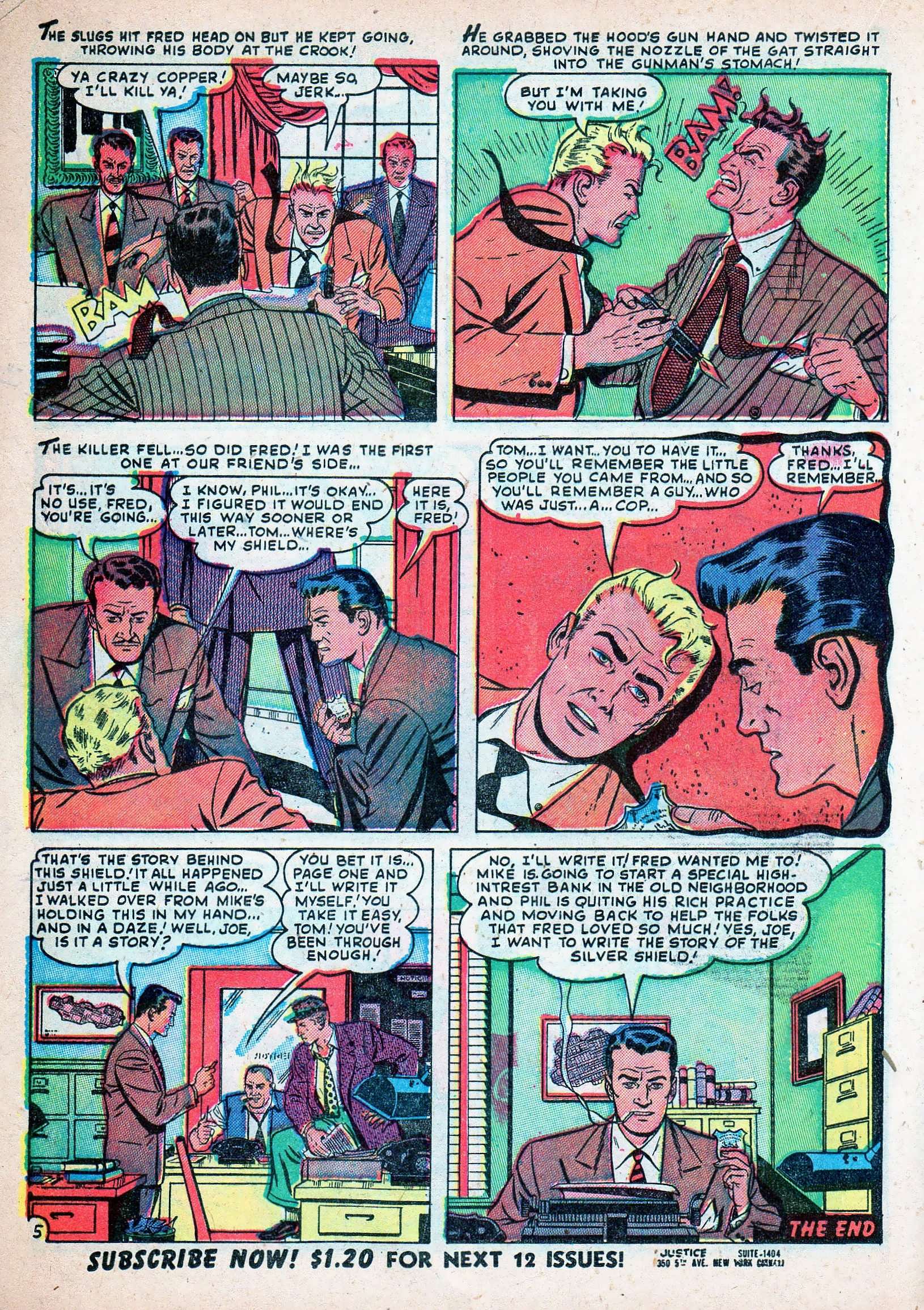 Read online Justice (1947) comic -  Issue #24 - 16