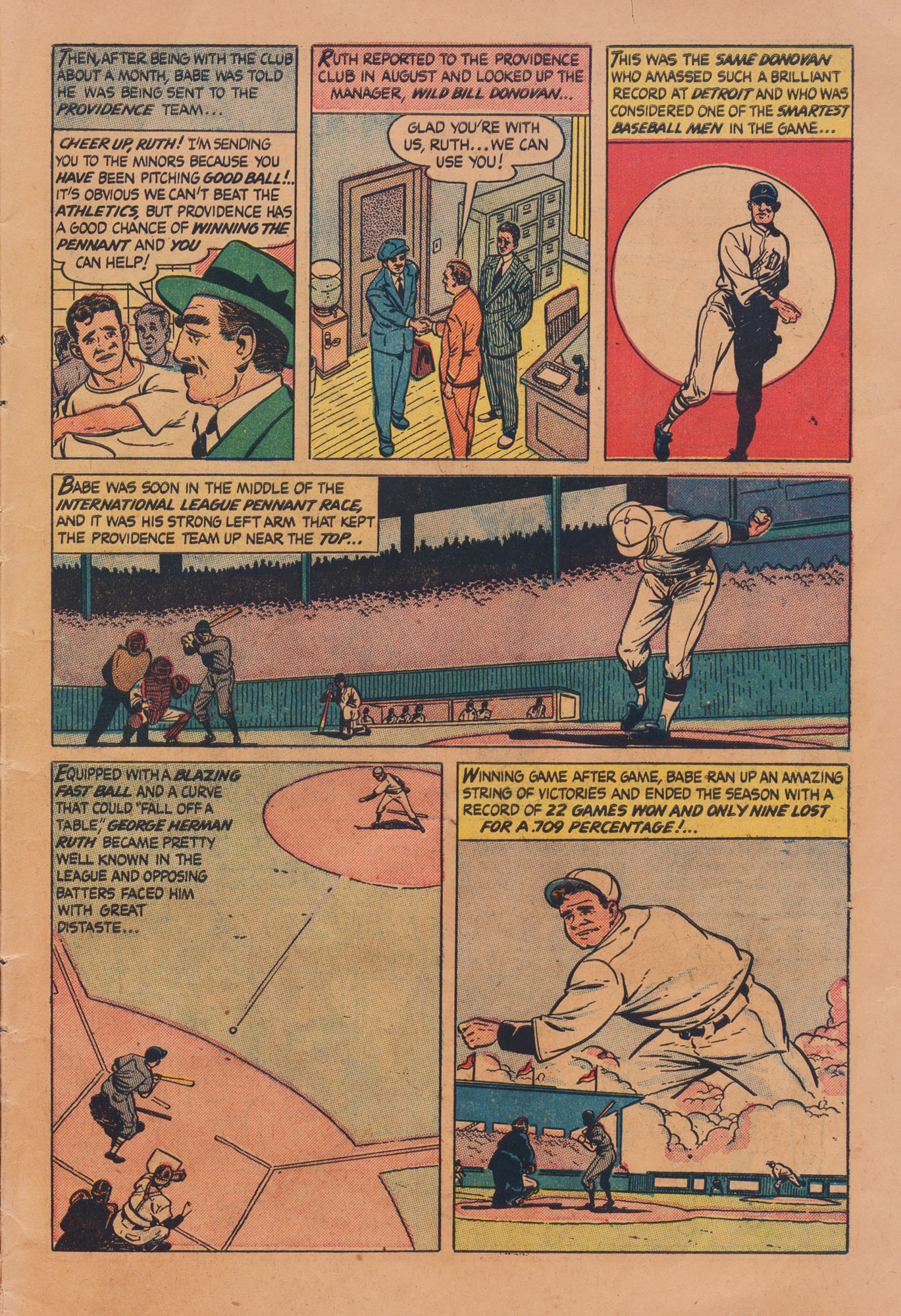 Read online Babe Ruth Sports Comics comic -  Issue #4 - 7