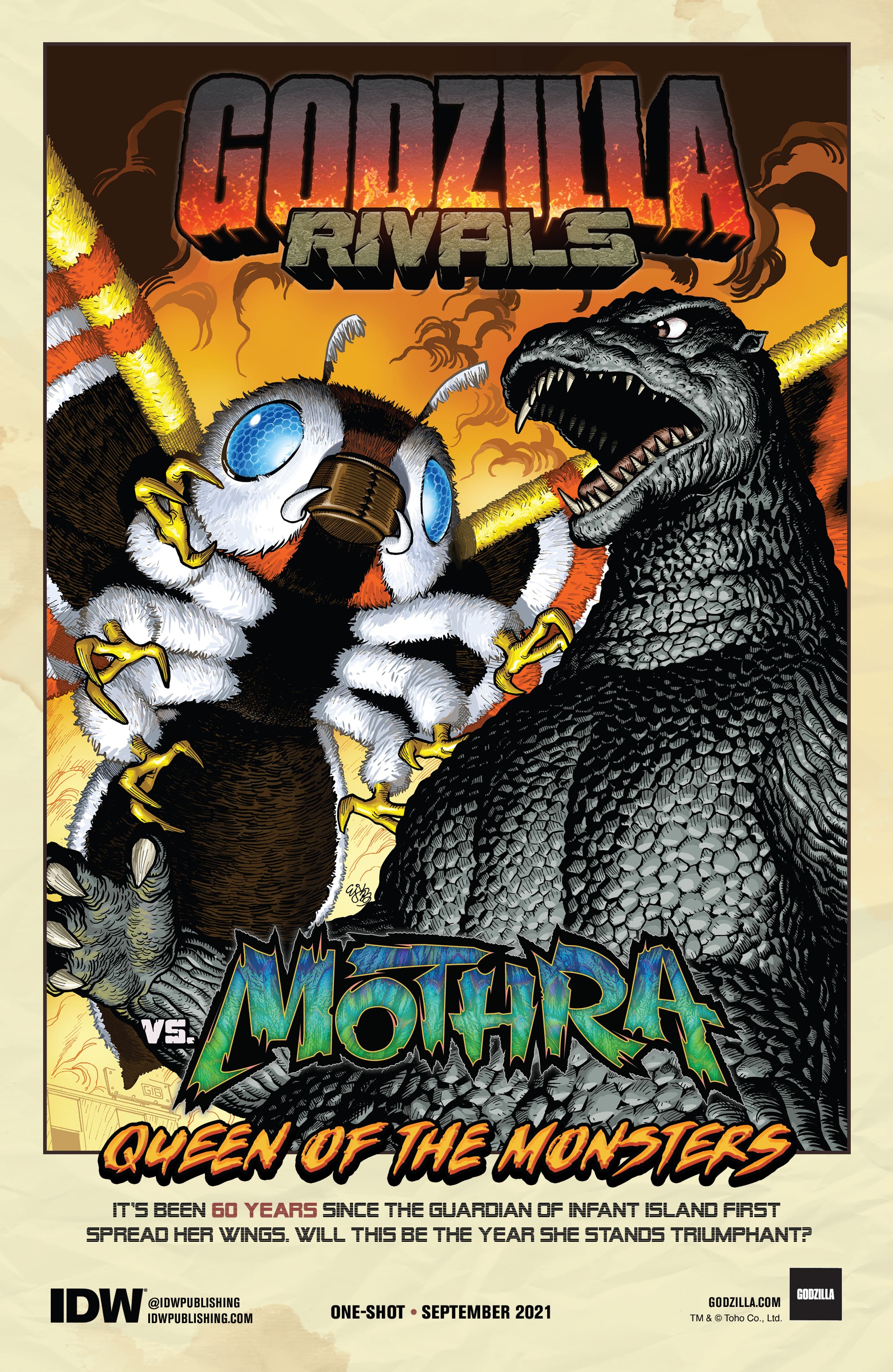 Read online Godzilla Rivals comic -  Issue # Vs. Hedorah - 45