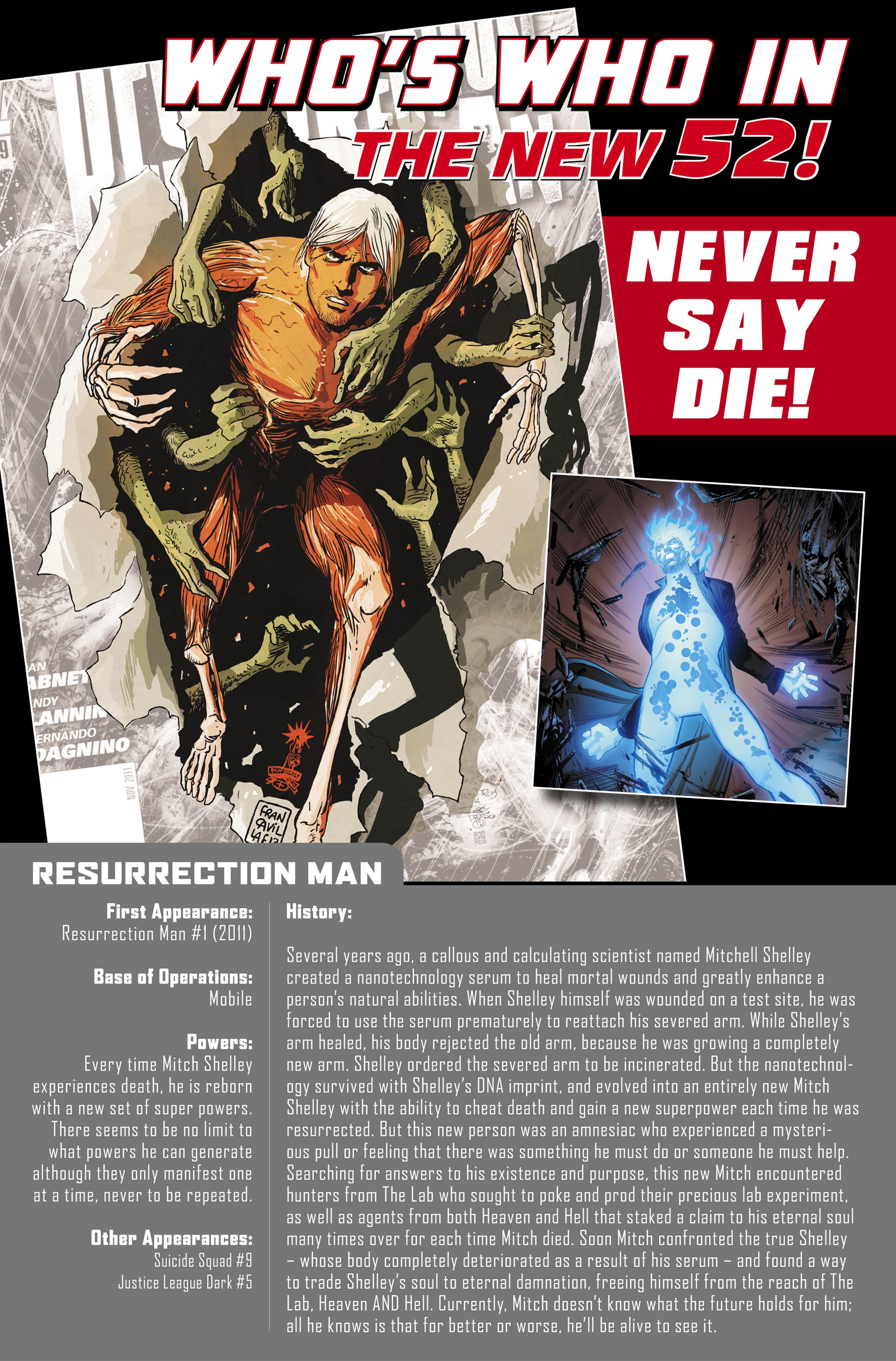 Read online Resurrection Man (2011) comic -  Issue #0 - 20