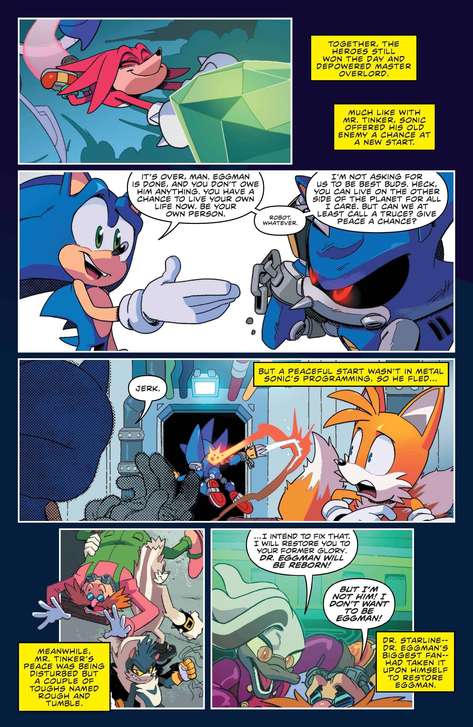 Read online Free Comic Book Day 2021 comic -  Issue # Sonic the Hedgehog 30th Anniversary Special - 16