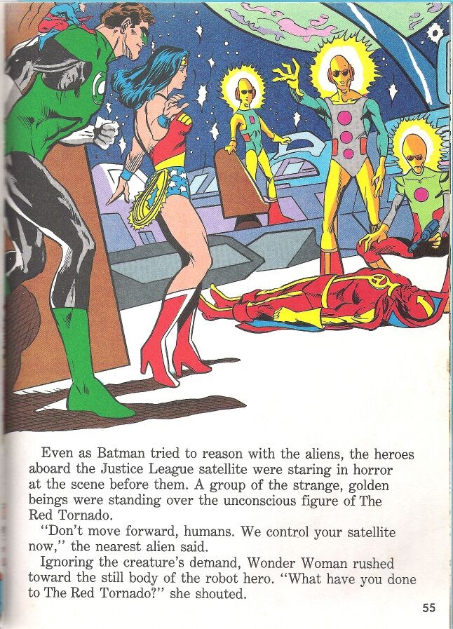 Read online Justice League of America in The Lunar Invaders comic -  Issue # Full - 55