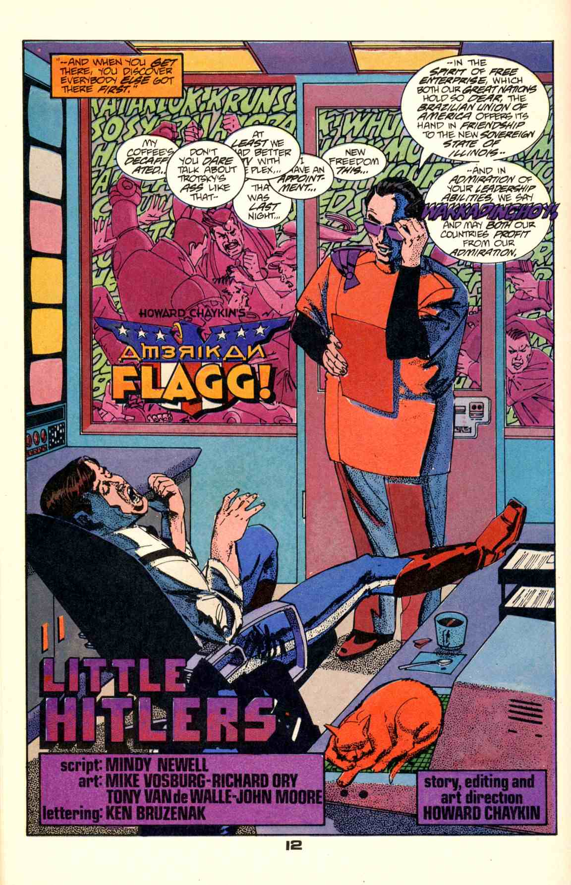 Read online Howard Chaykin's American Flagg comic -  Issue #1 - 14