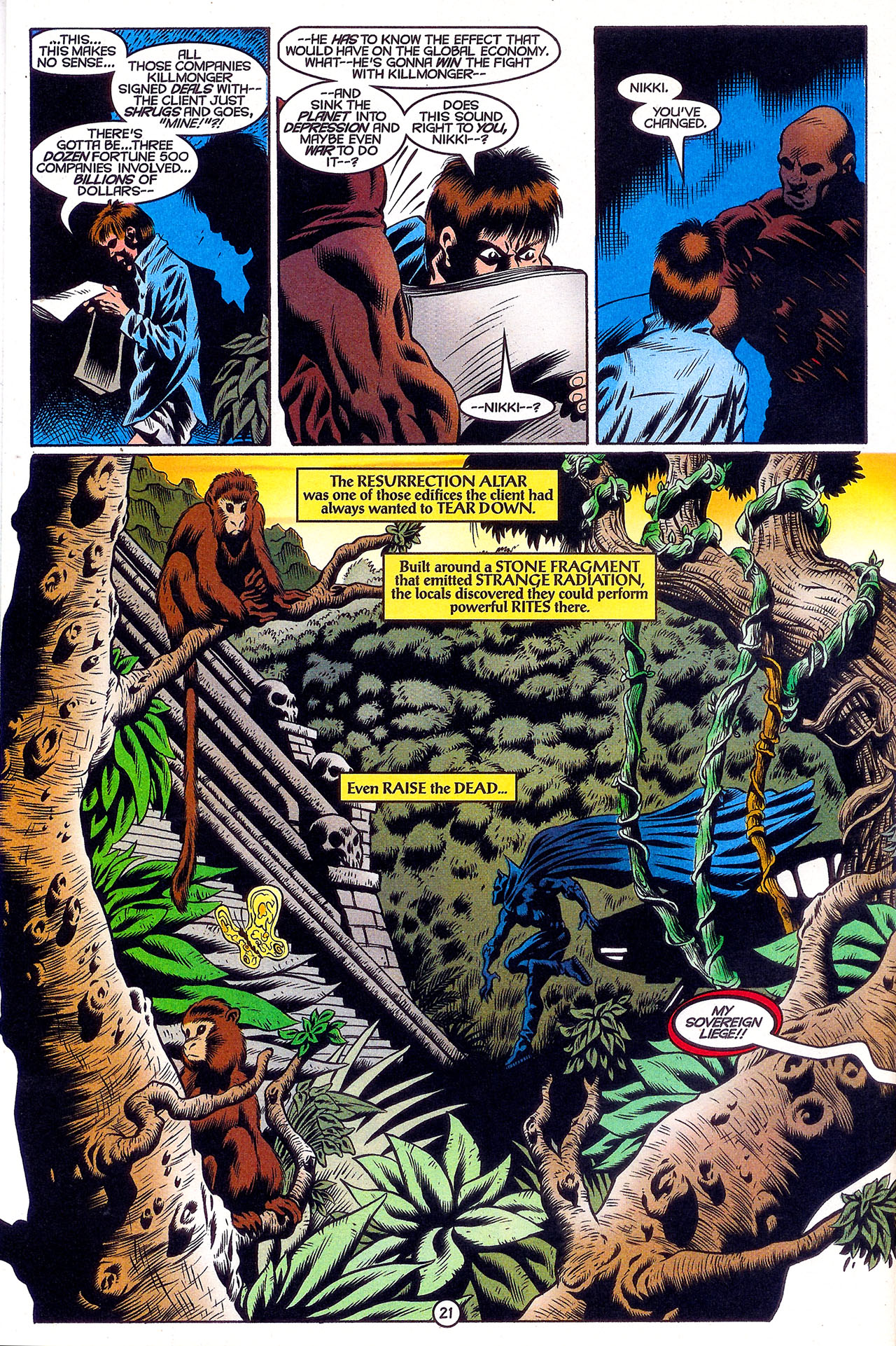 Read online Black Panther (1998) comic -  Issue #18 - 22