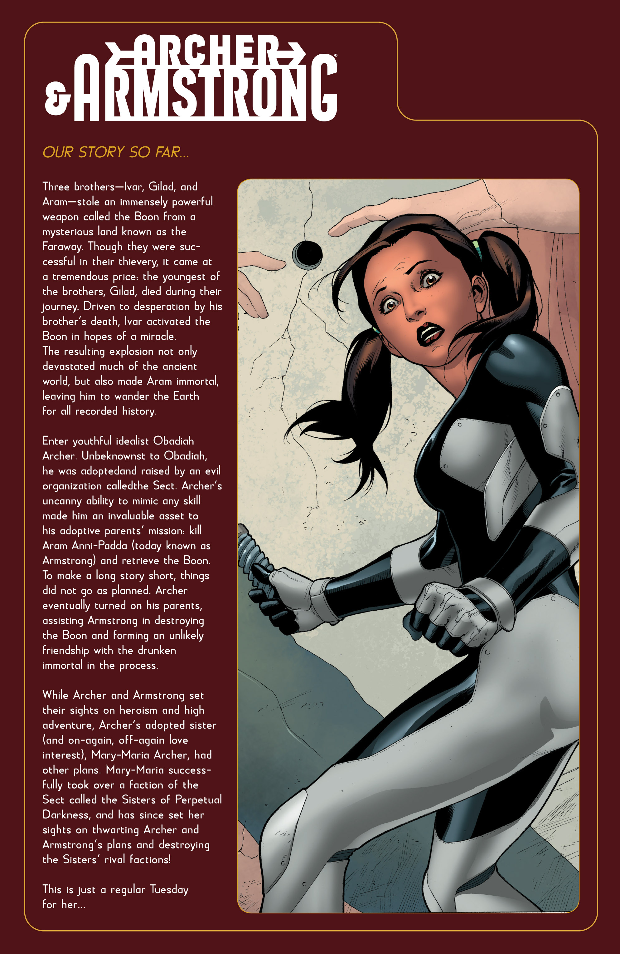 Read online Archer and Armstrong comic -  Issue #Archer and Armstrong _TPB 7 - 8