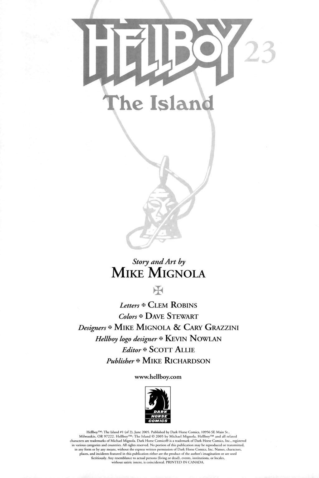 Read online Hellboy: The Island comic -  Issue #1 - 2