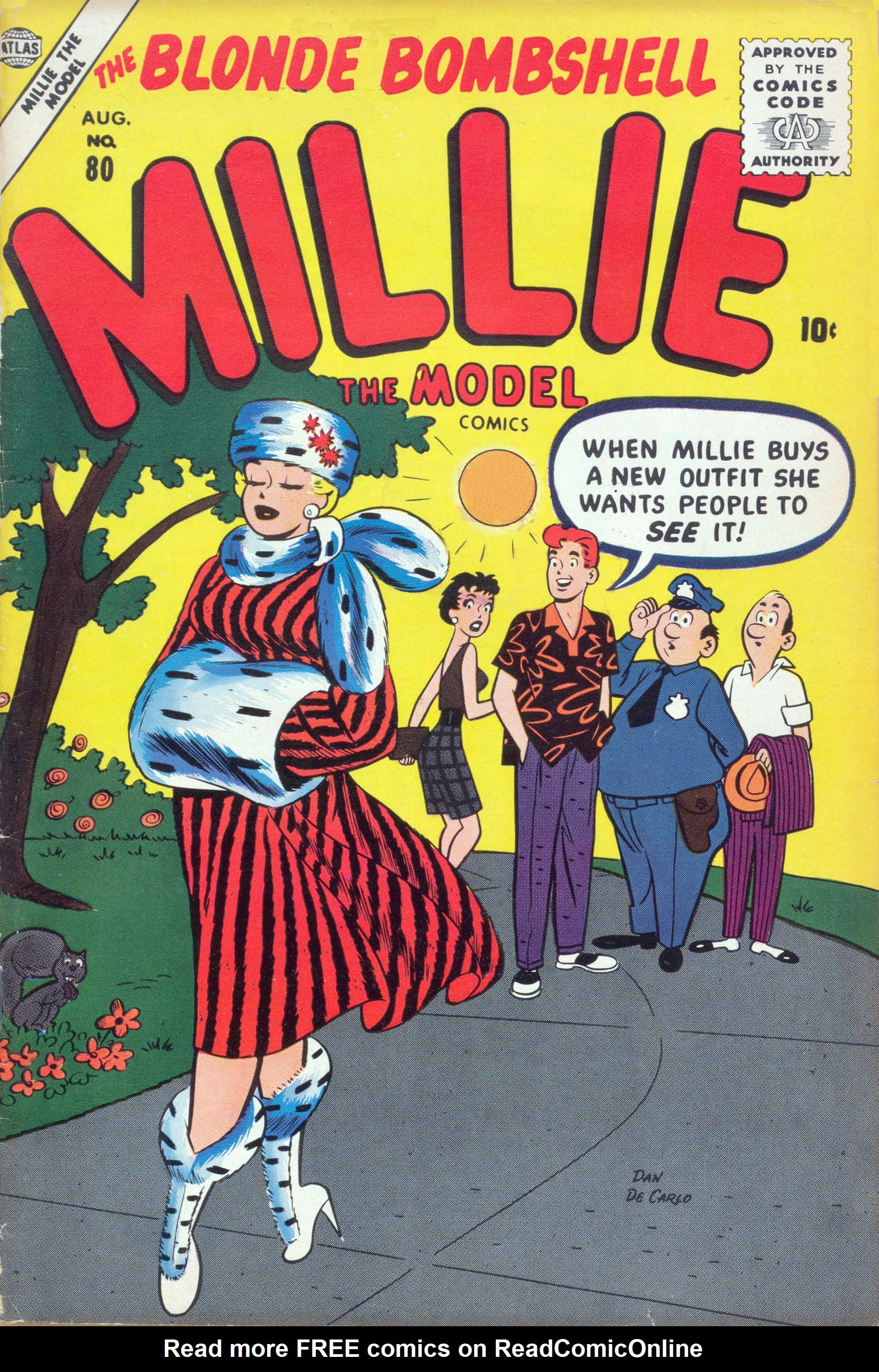 Read online Millie the Model comic -  Issue #80 - 1