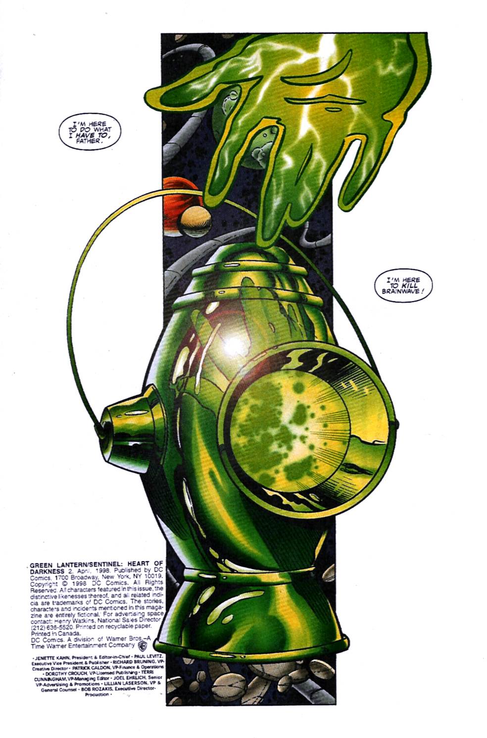 Read online Green Lantern/Sentinel: Heart of Darkness comic -  Issue #2 - 2