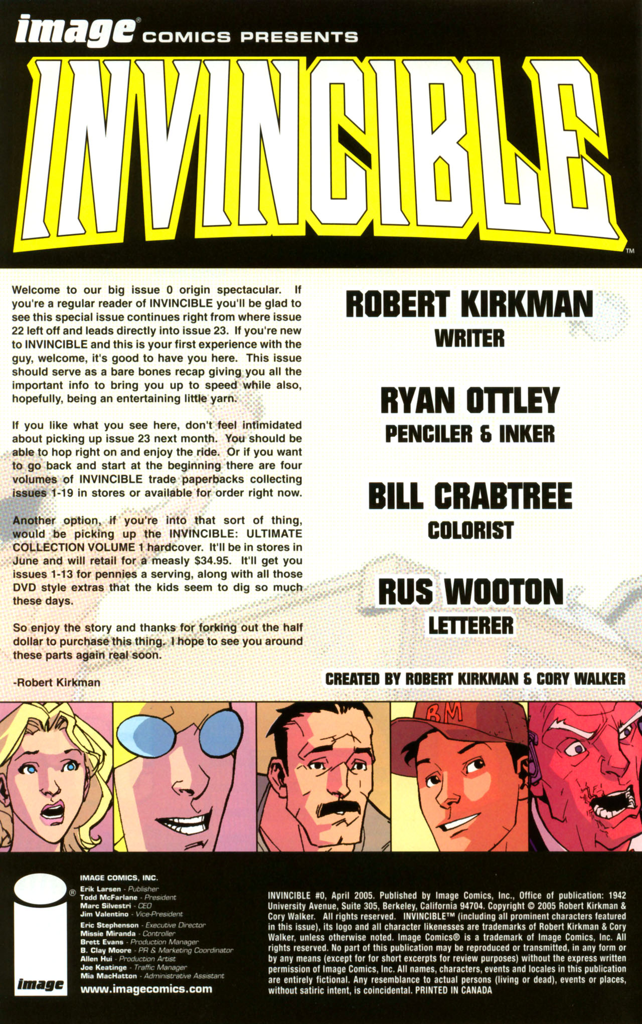 Read online Invincible comic -  Issue #0 - 3