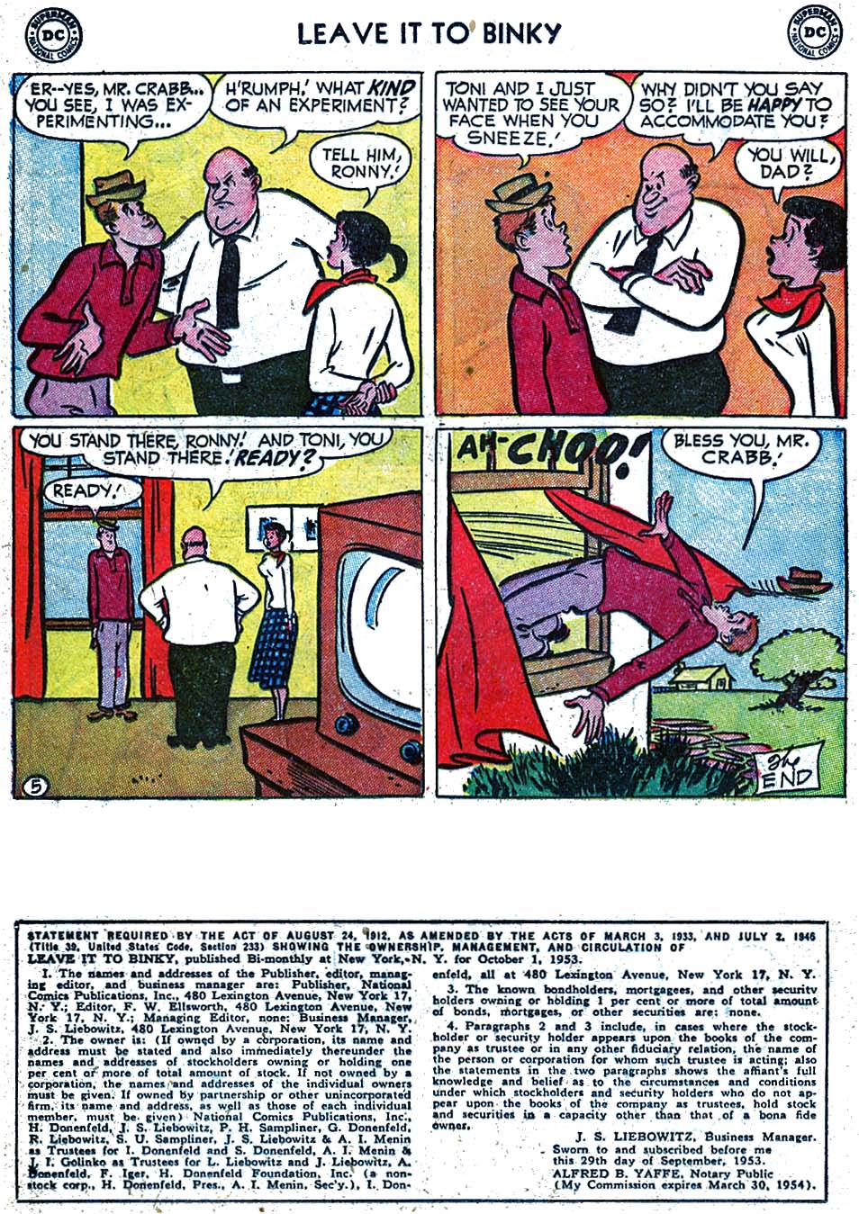 Read online Leave it to Binky comic -  Issue #37 - 24