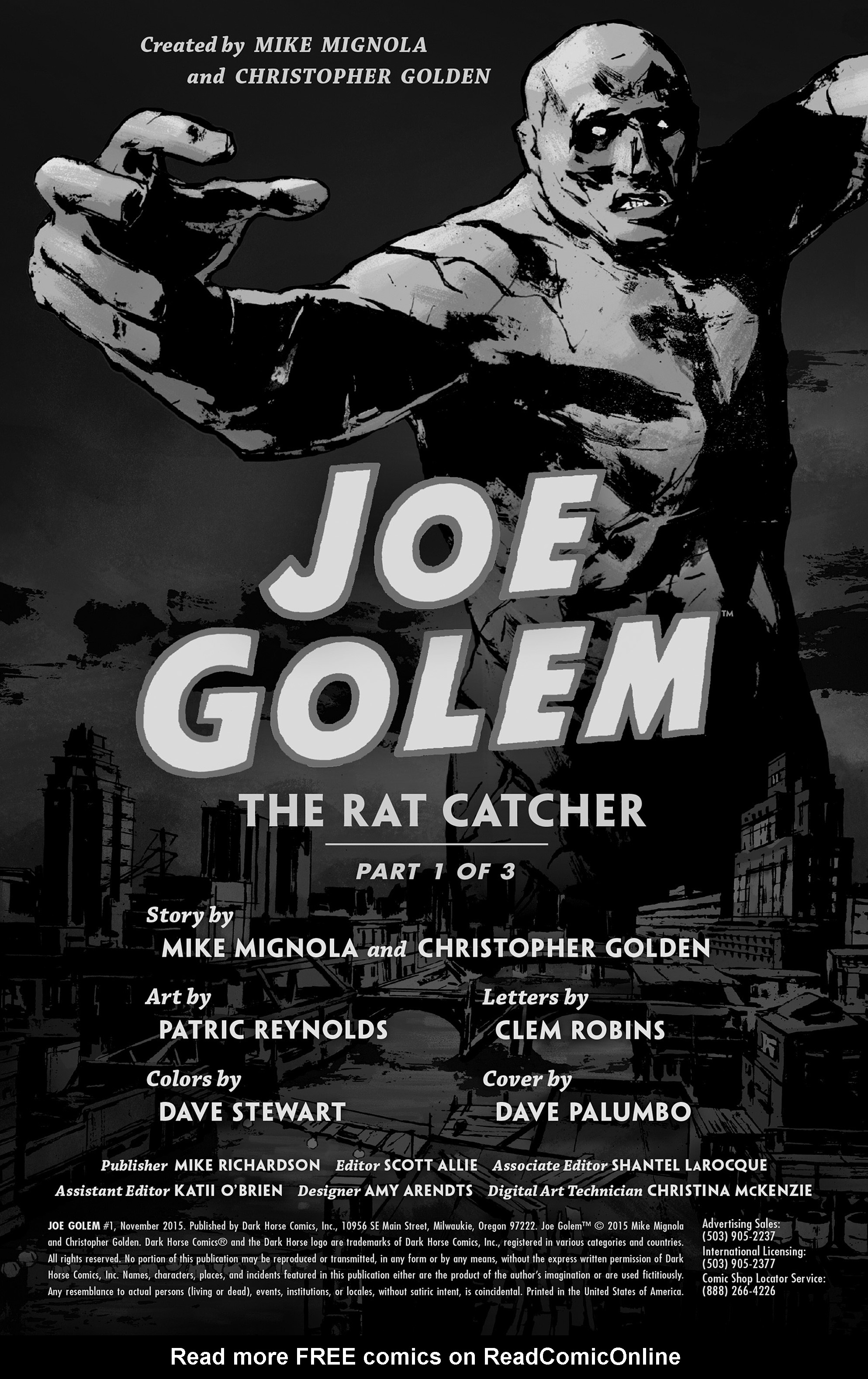 Read online Joe Golem comic -  Issue #1 - 2