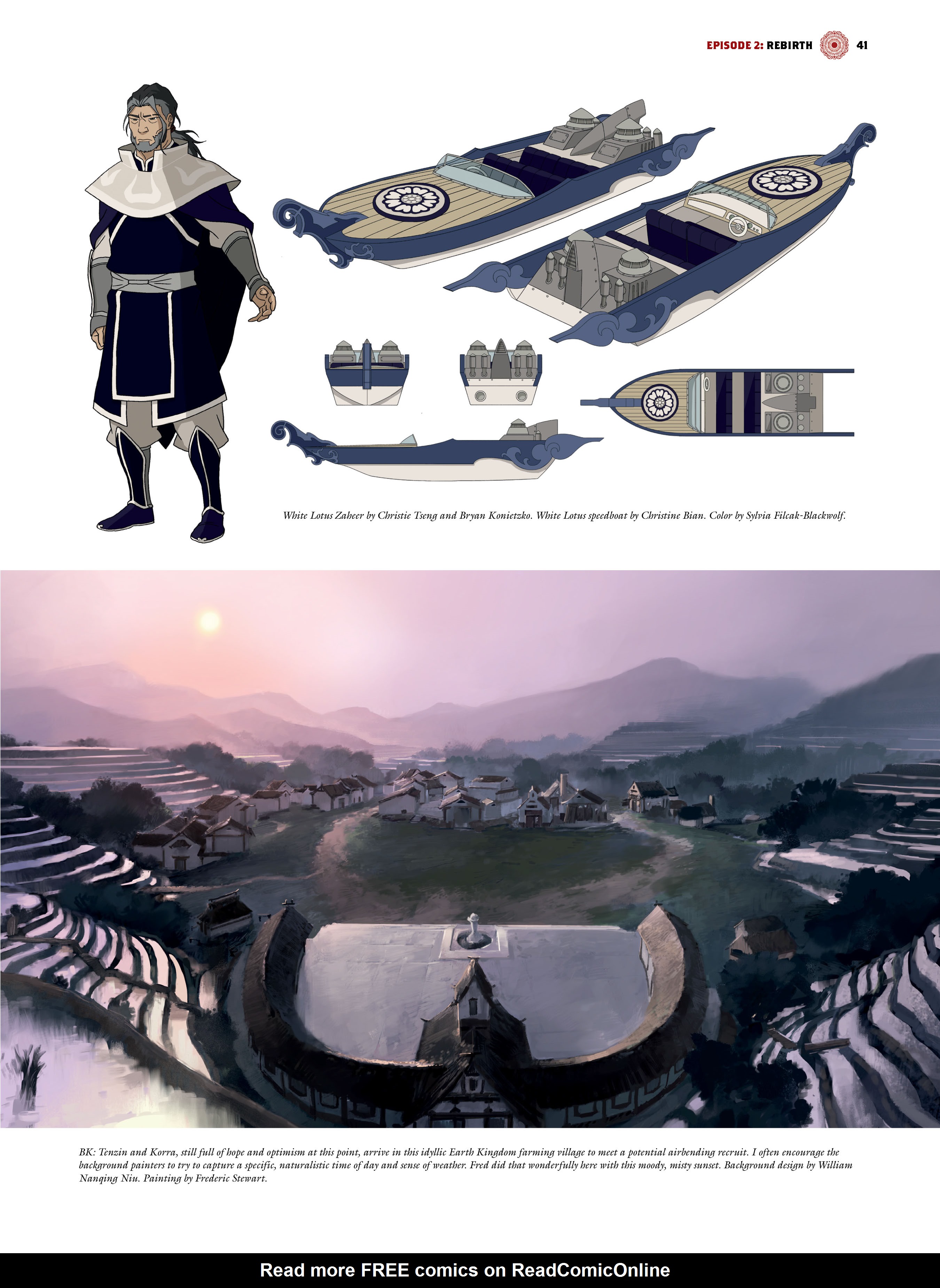 Read online The Legend of Korra: The Art of the Animated Series comic -  Issue # TPB 3 - 42