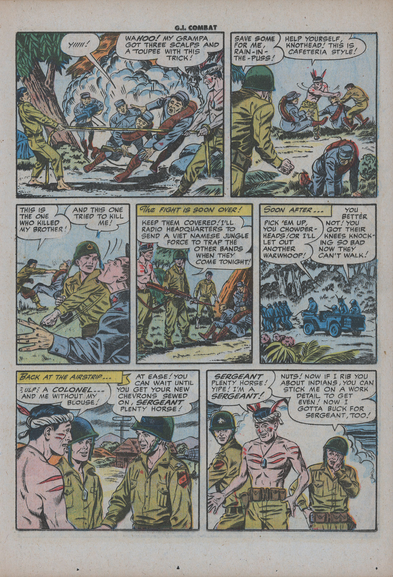 Read online G.I. Combat (1952) comic -  Issue #32 - 17