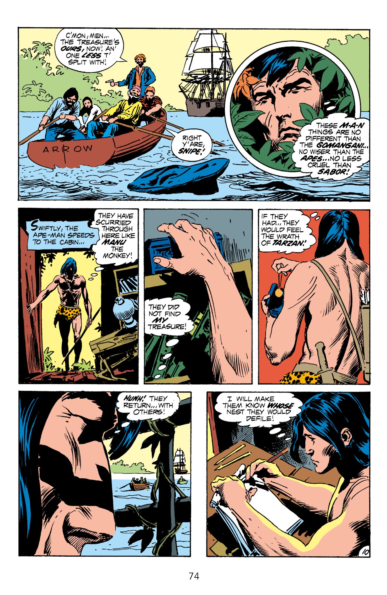 Read online Edgar Rice Burroughs' Tarzan The Joe Kubert Years comic -  Issue # TPB 1 (Part 1) - 74