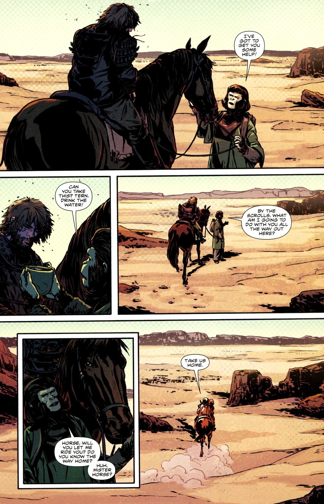 Read online Exile on the Planet of the Apes comic -  Issue #2 - 17