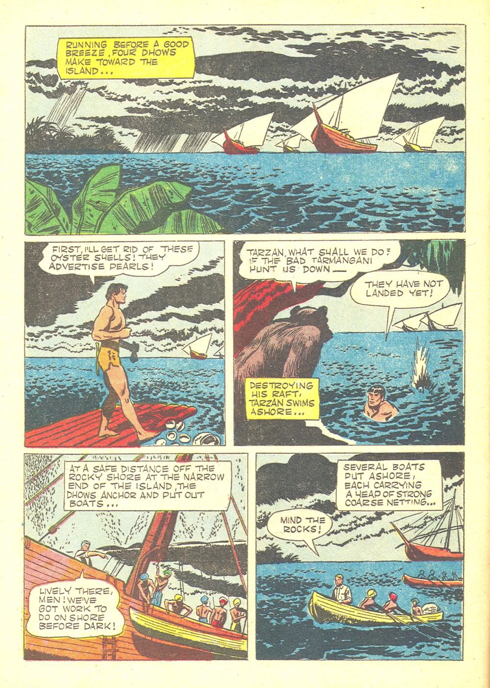 Read online Tarzan (1948) comic -  Issue #61 - 4