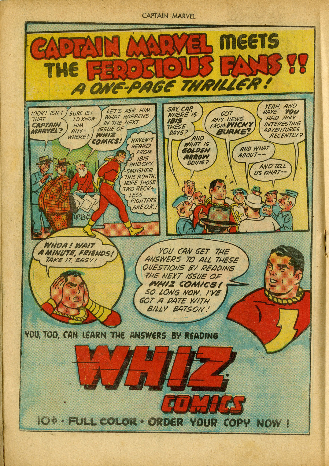Read online Captain Marvel Adventures comic -  Issue #34 - 34
