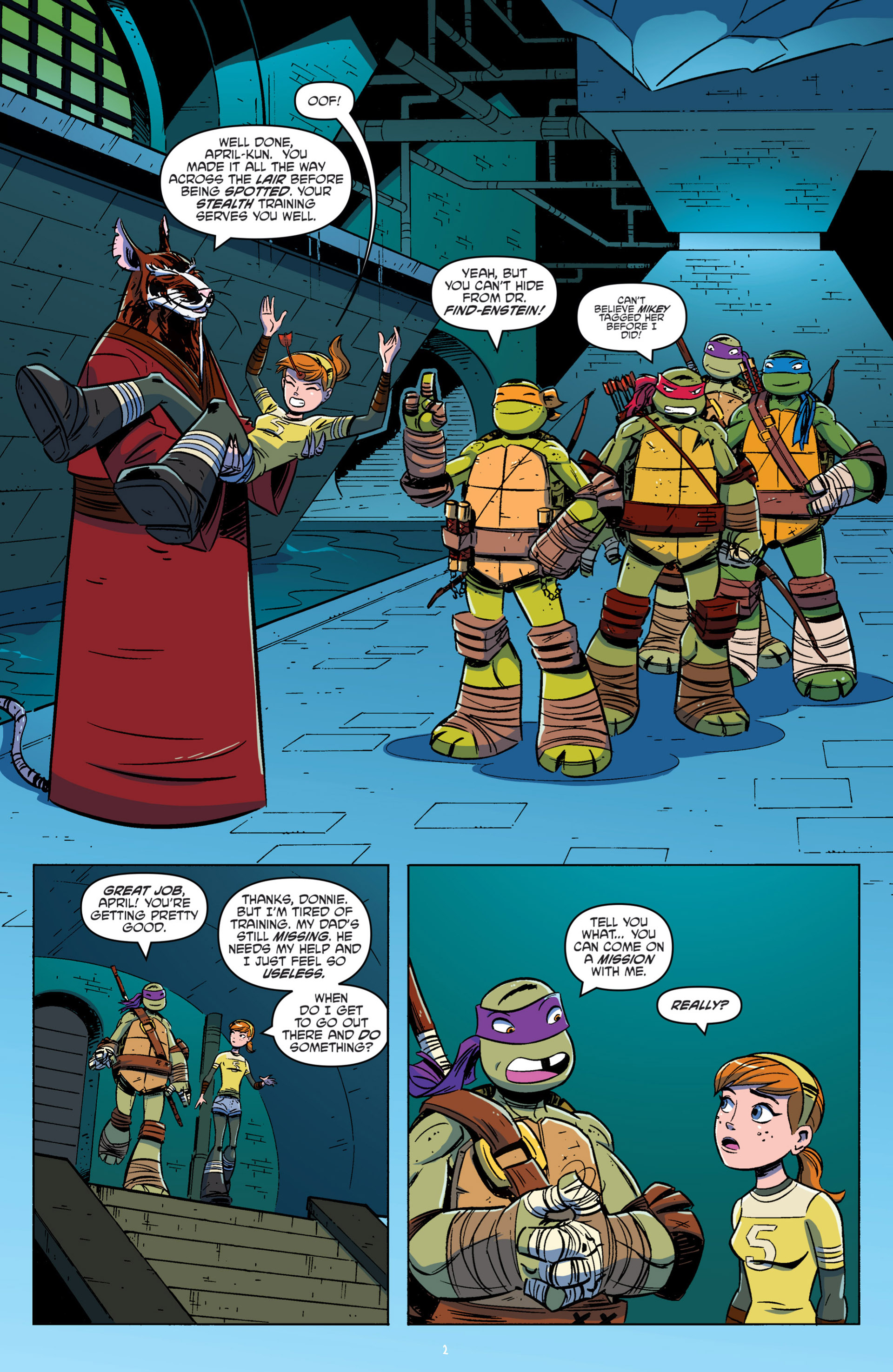 Read online Teenage Mutant Ninja Turtles New Animated Adventures comic -  Issue #1 - 4
