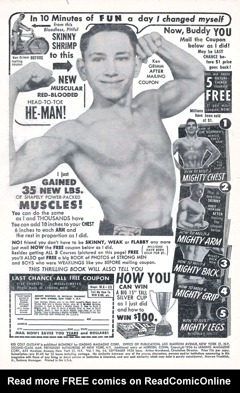 Read online Kid Colt Outlaw comic -  Issue #64 - 2