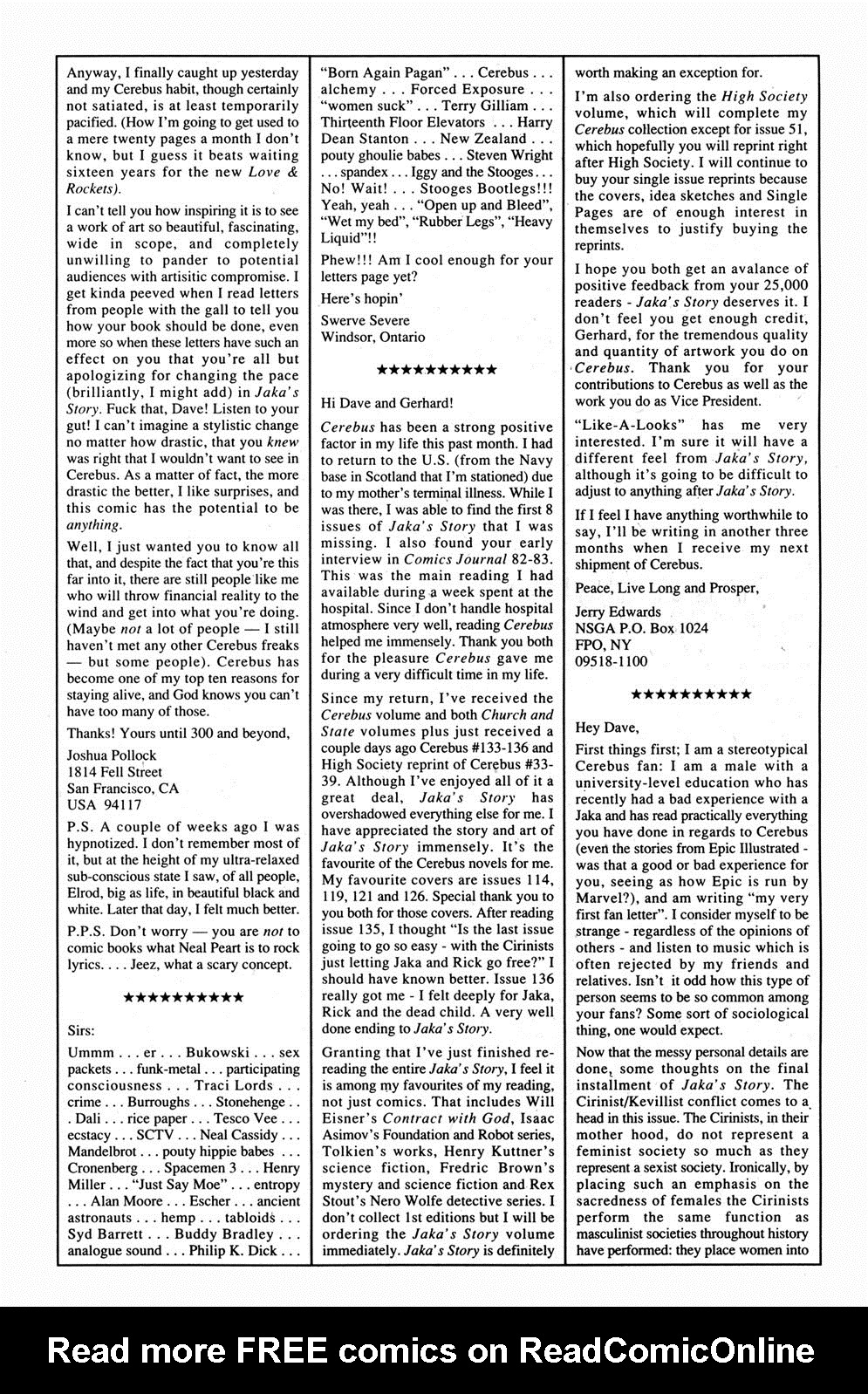 Cerebus Issue #139 #138 - English 26