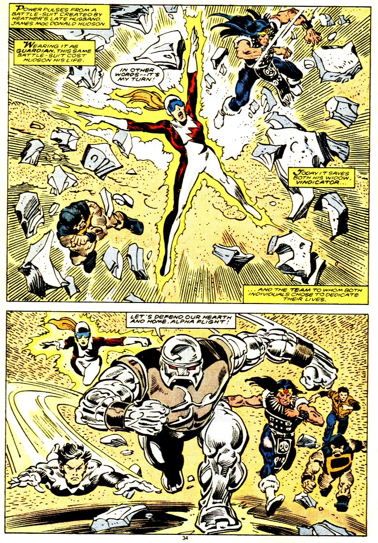 Read online Alpha Flight (1983) comic -  Issue # _Annual 1 - 35