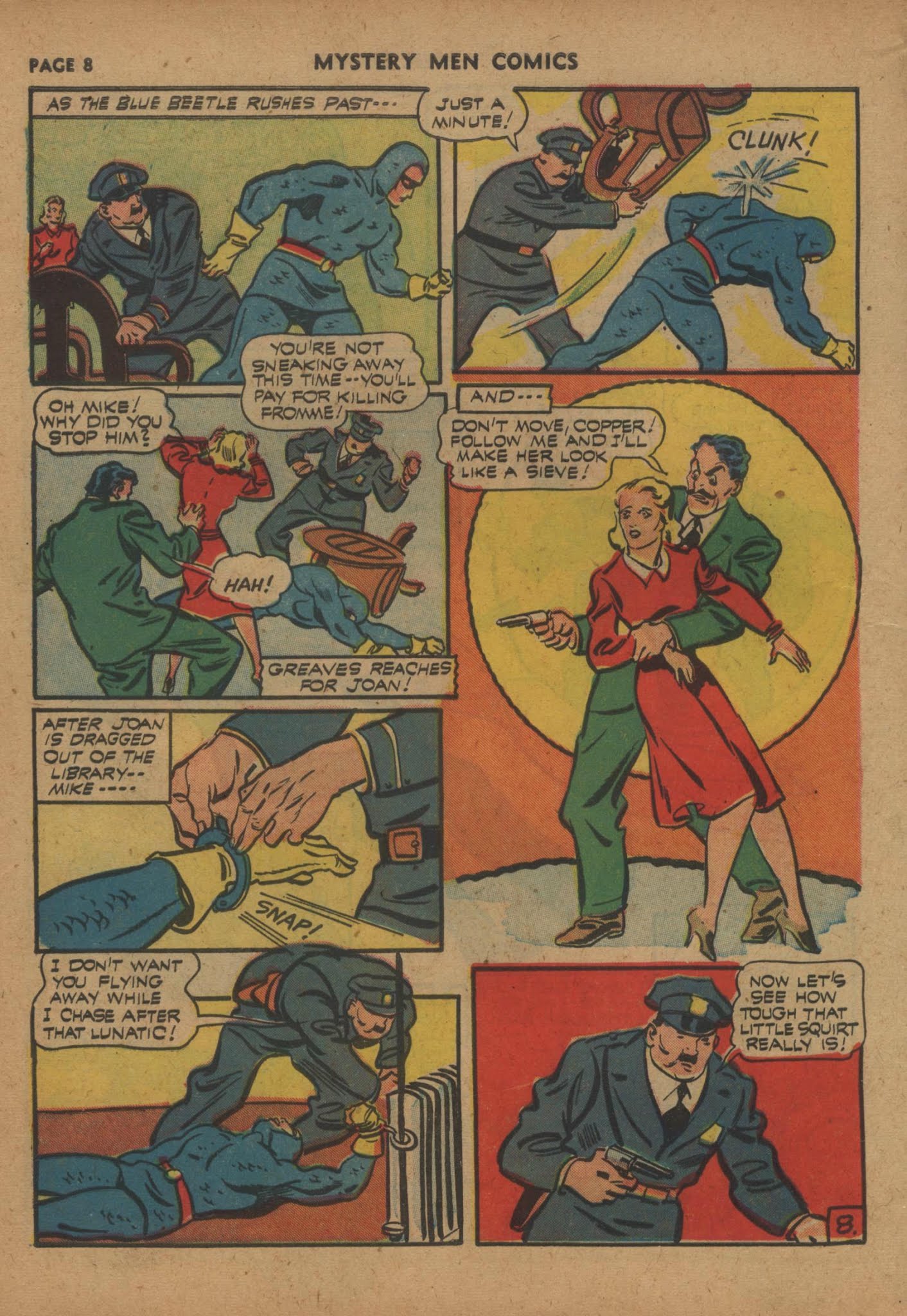 Read online Mystery Men Comics comic -  Issue #26 - 10